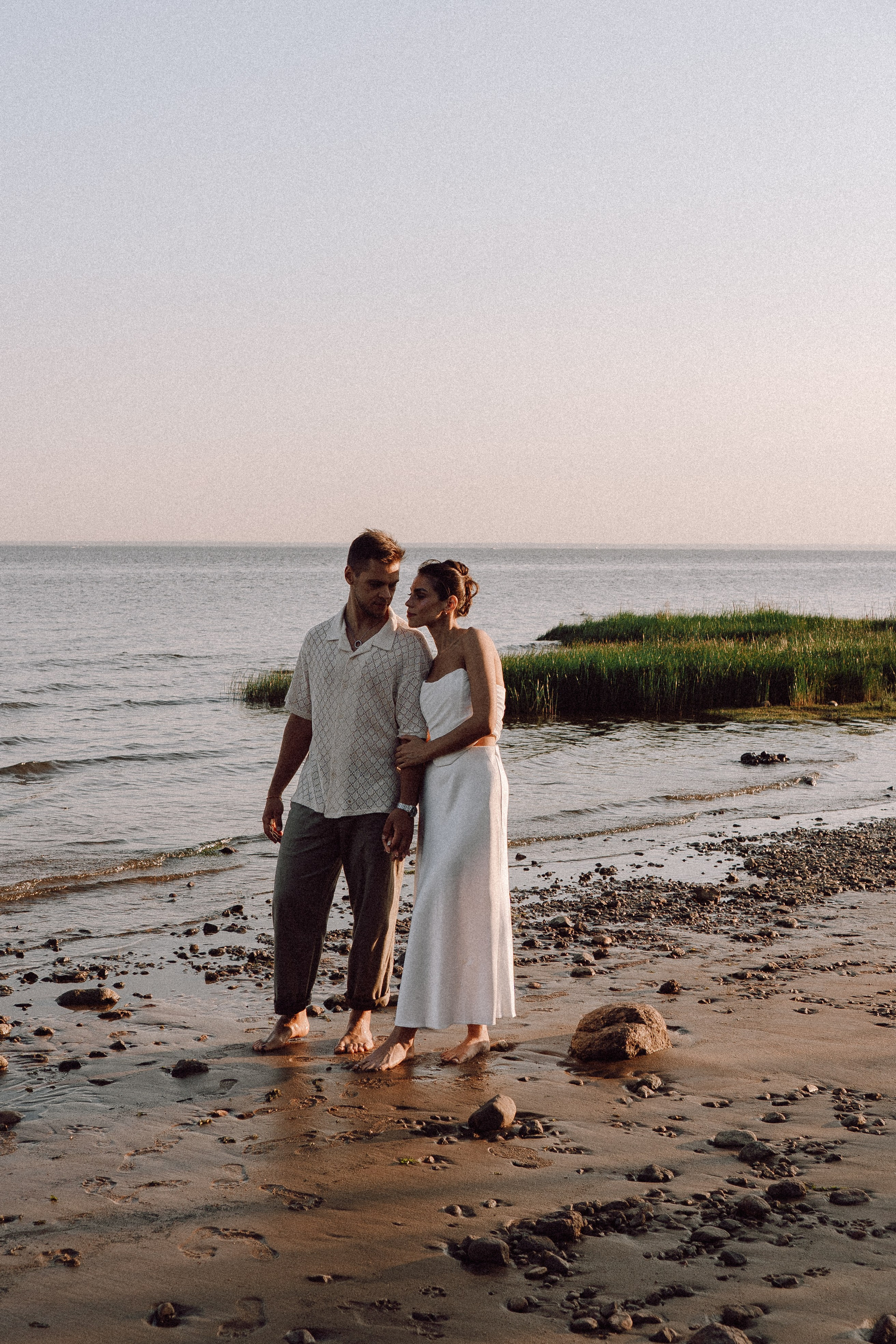 СВАДЕБНАЯ ФОТОСЕССИЯ ВЫЕЗДНОЙ ЦЕРЕМОНИИ (ФИНСКИЙ ЗАЛИВ). Профессиональный фотограф, Санкт-Петербург — Виктория Богомолова
