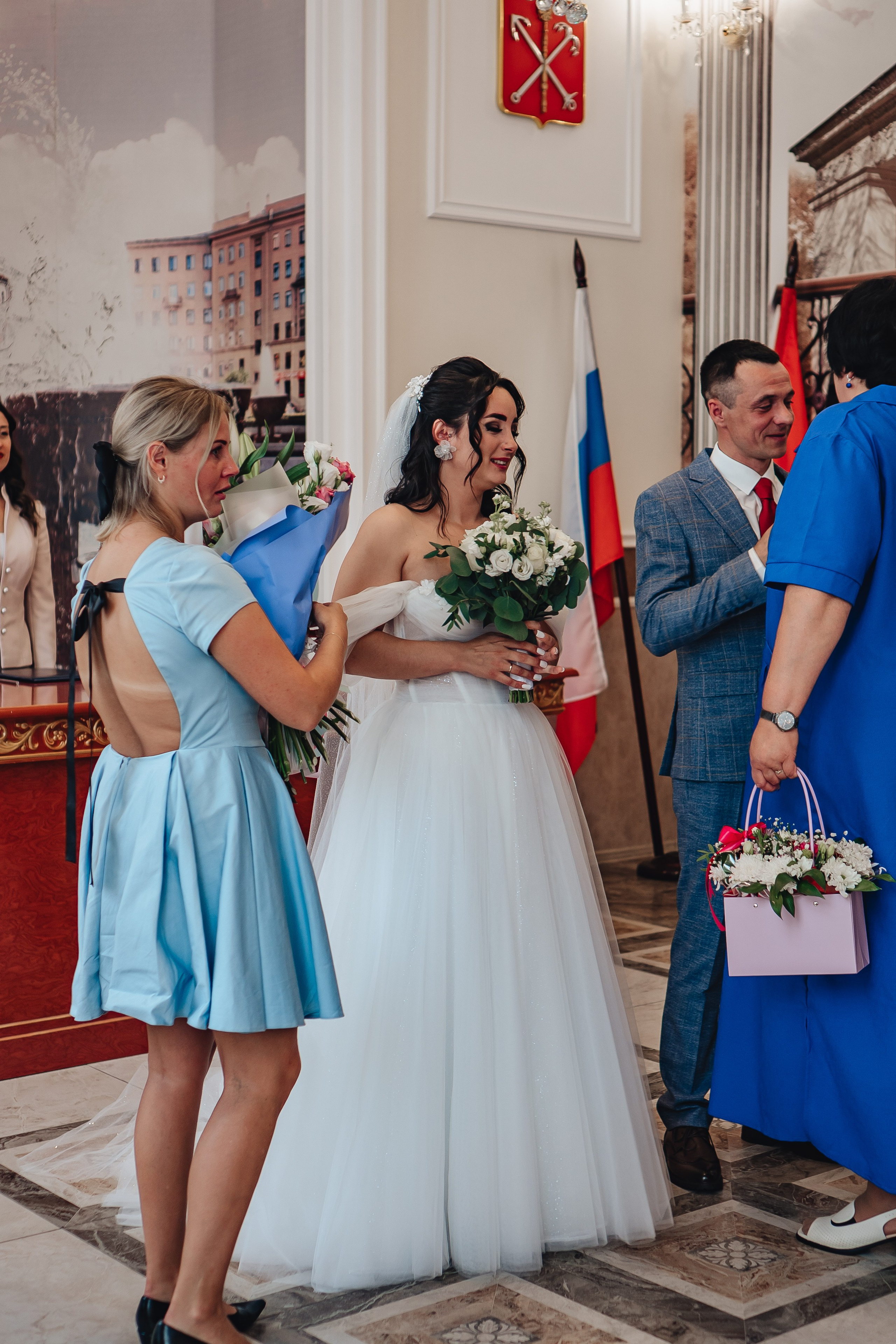 СВАДЕБНАЯ СЬЕМКА В ЗАГСЕ НА МОСКОВСКОМ ПРОСПЕКТЕ. Профессиональный фотограф, Санкт-Петербург — Виктория Богомолова