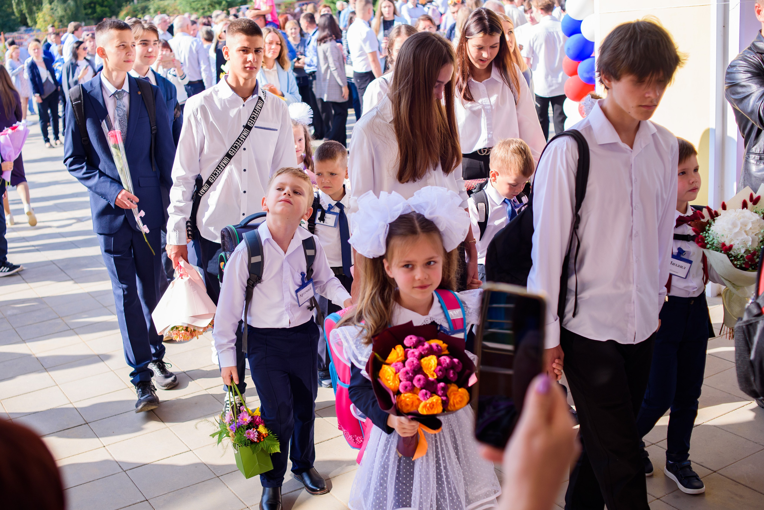 1-е сентября 2023. Фотограф Юлия Попова