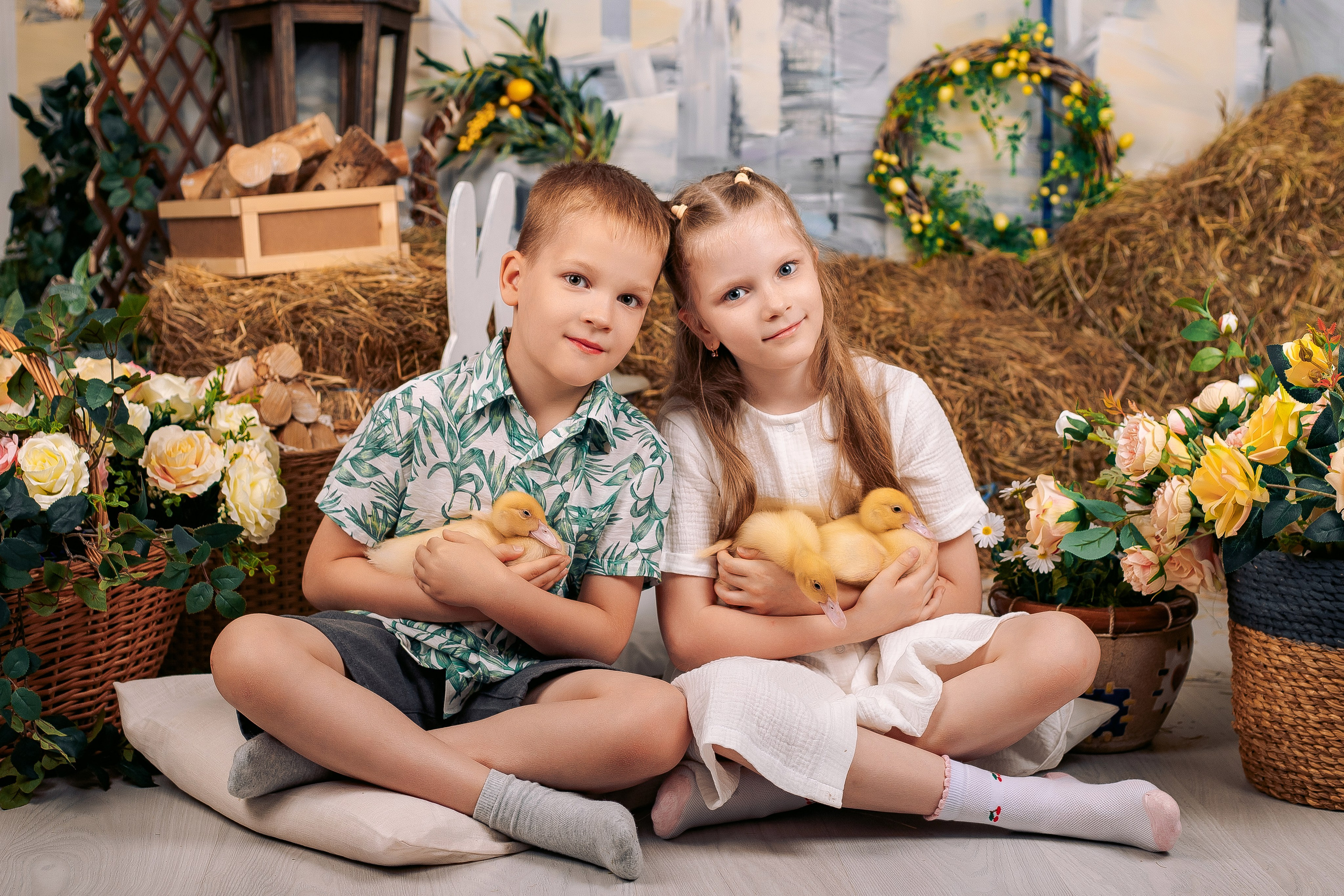 Пасхальный фотодень спб фотосессия с цыплятами и утятами. Фотограф в Санкт-Петербурге, Анна Скворцова