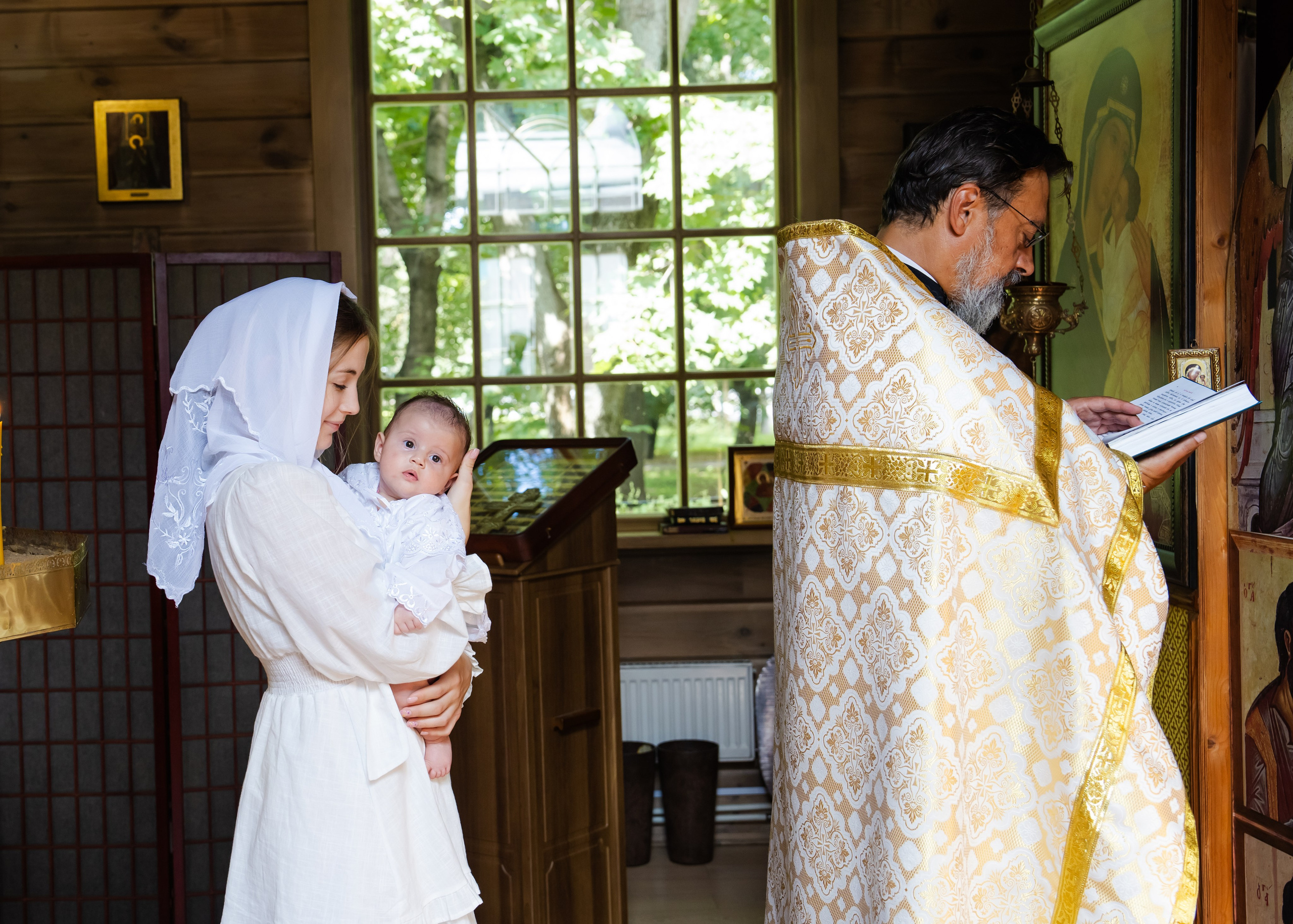 Таинство Крещения Марии. Крамер Юлиана детский и семейный фотограф