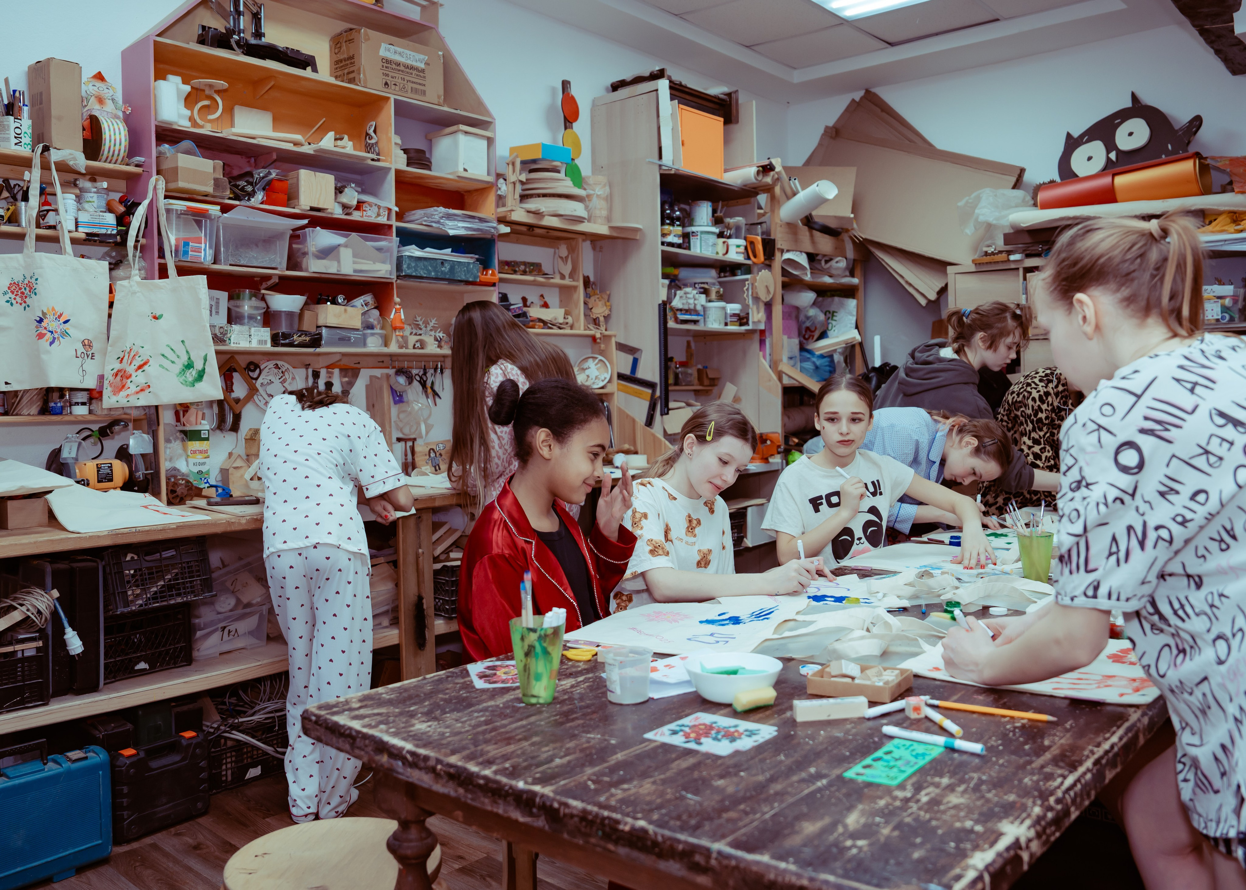 «Пижамная вечеринка». Крамер Юлиана детский и семейный фотограф