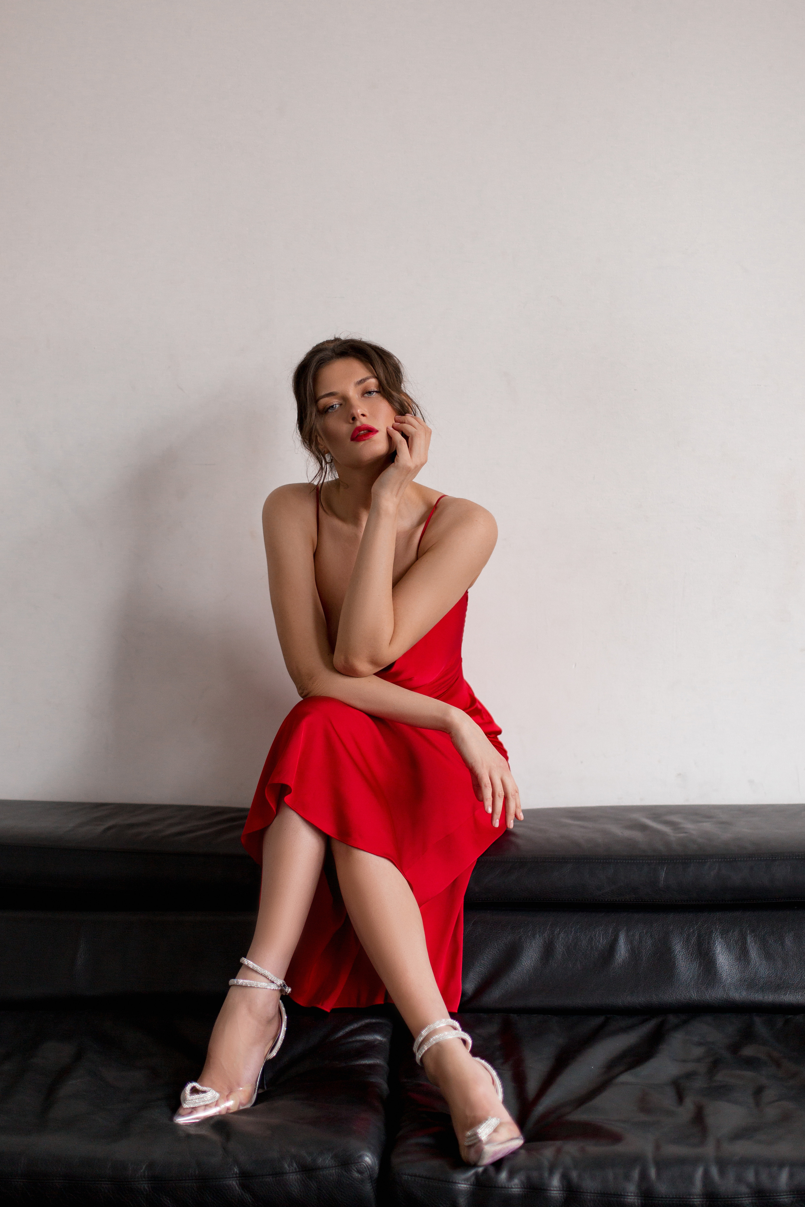 Фотосессия в красном платье. Brand и контент фотограф