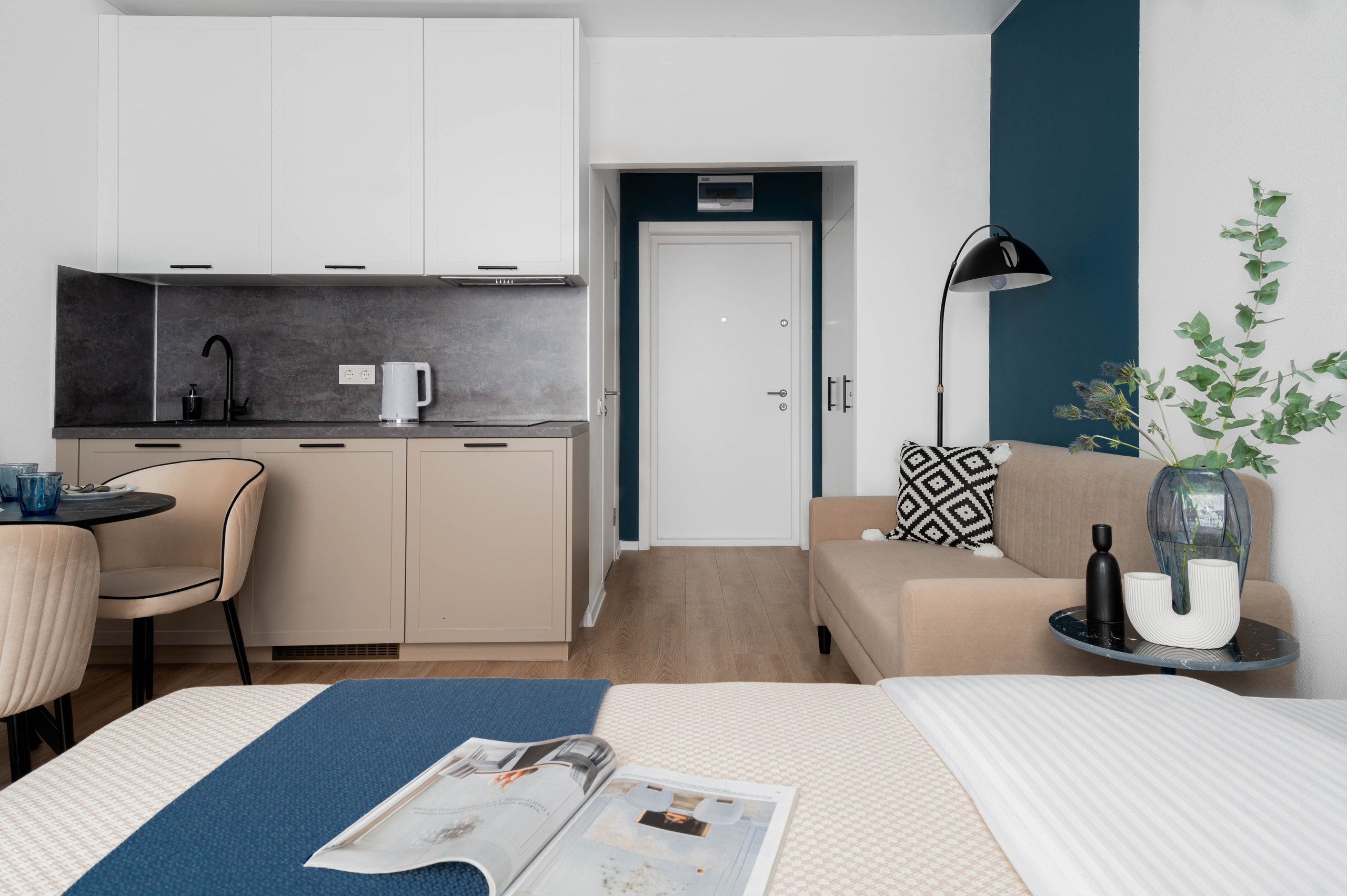 Съемка студии для посуточной аренды ЖК «Волга Парк». Интерьерный фотограф в Ярославле. Вероника Лазыкина