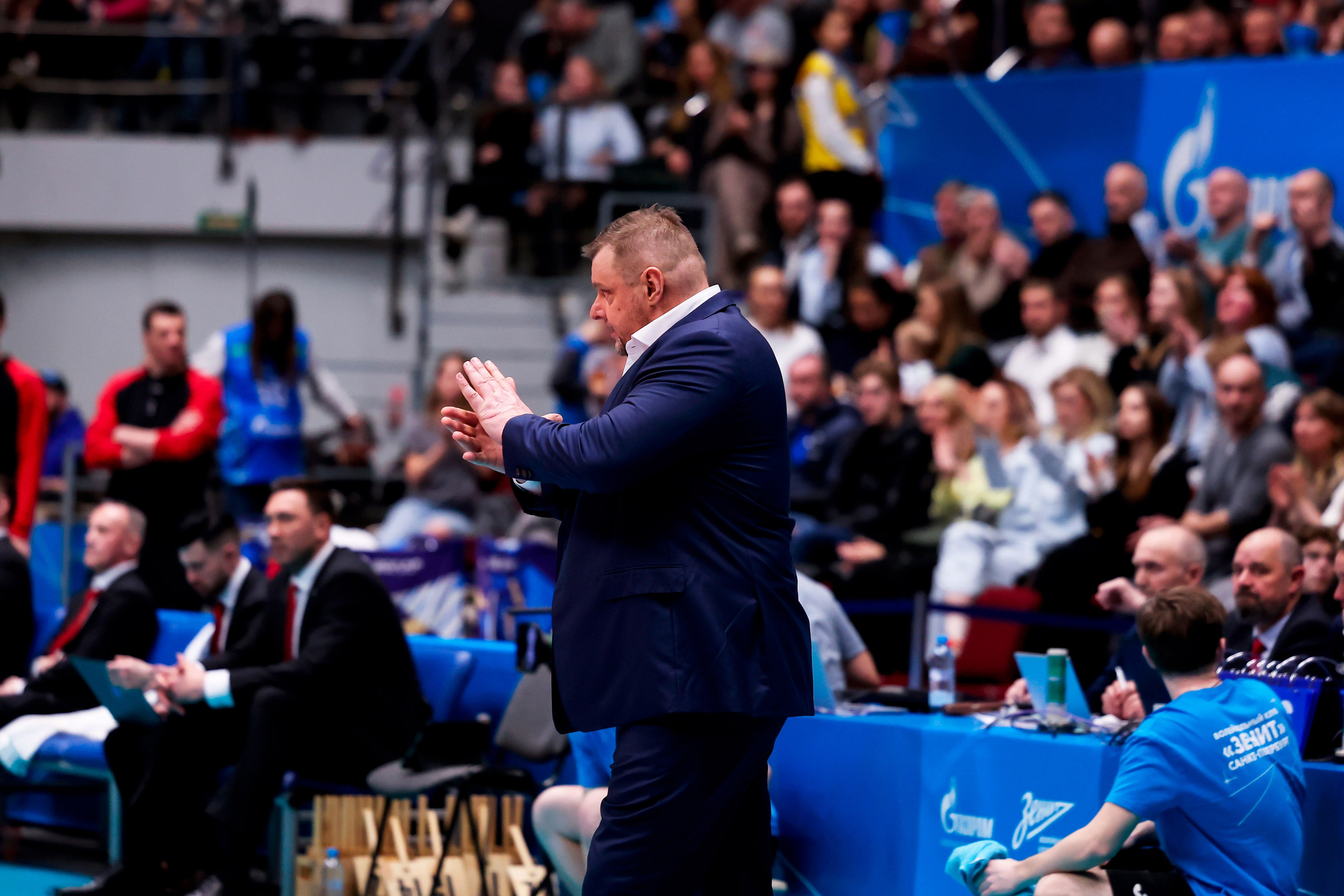 ВК Зенит — ВК Белогорье 08.04.2025. Спортивный и репортажный фотограф Антон Тереханов