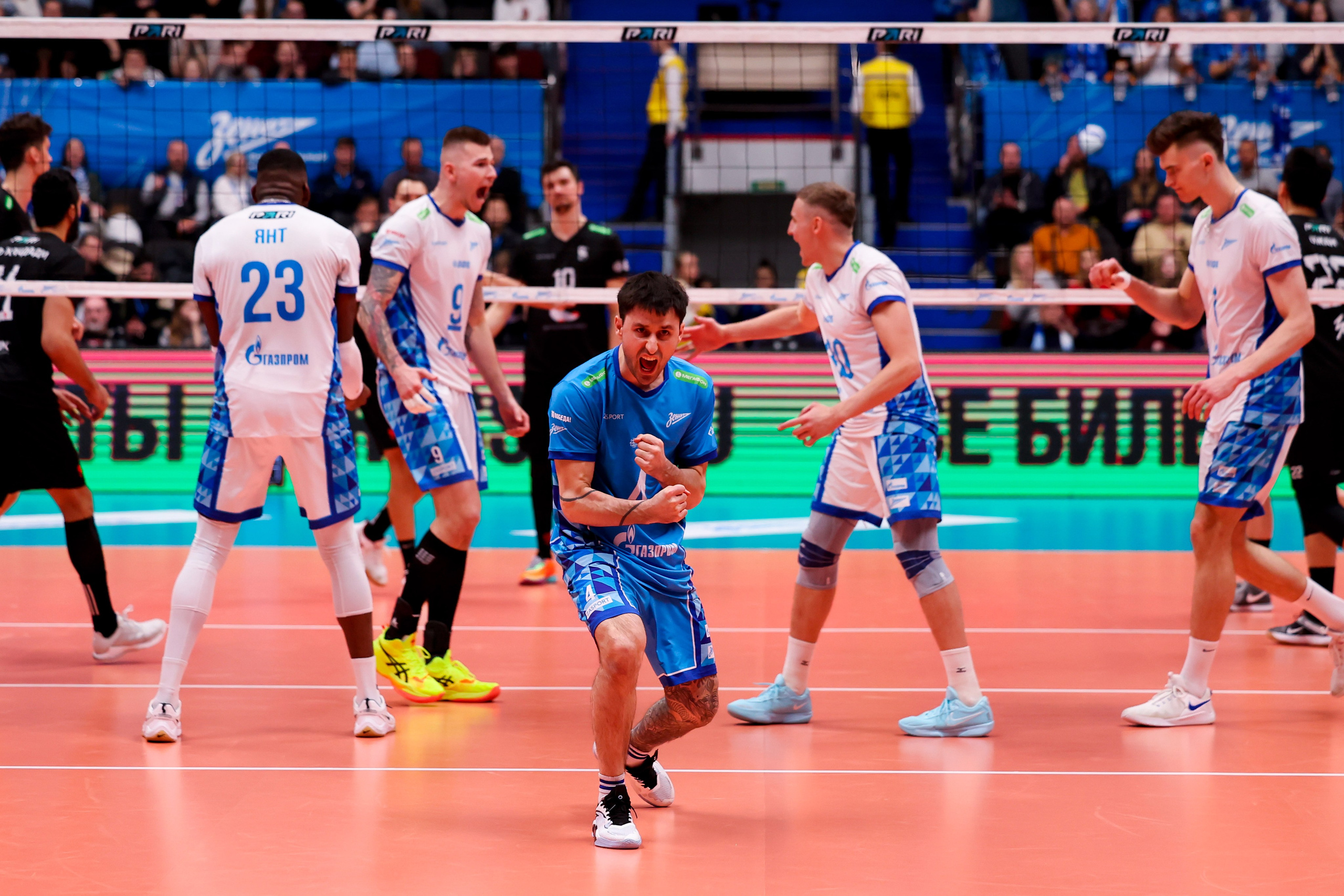 ВК Зенит — ВК Белогорье 08.04.2025. Спортивный и репортажный фотограф Антон Тереханов