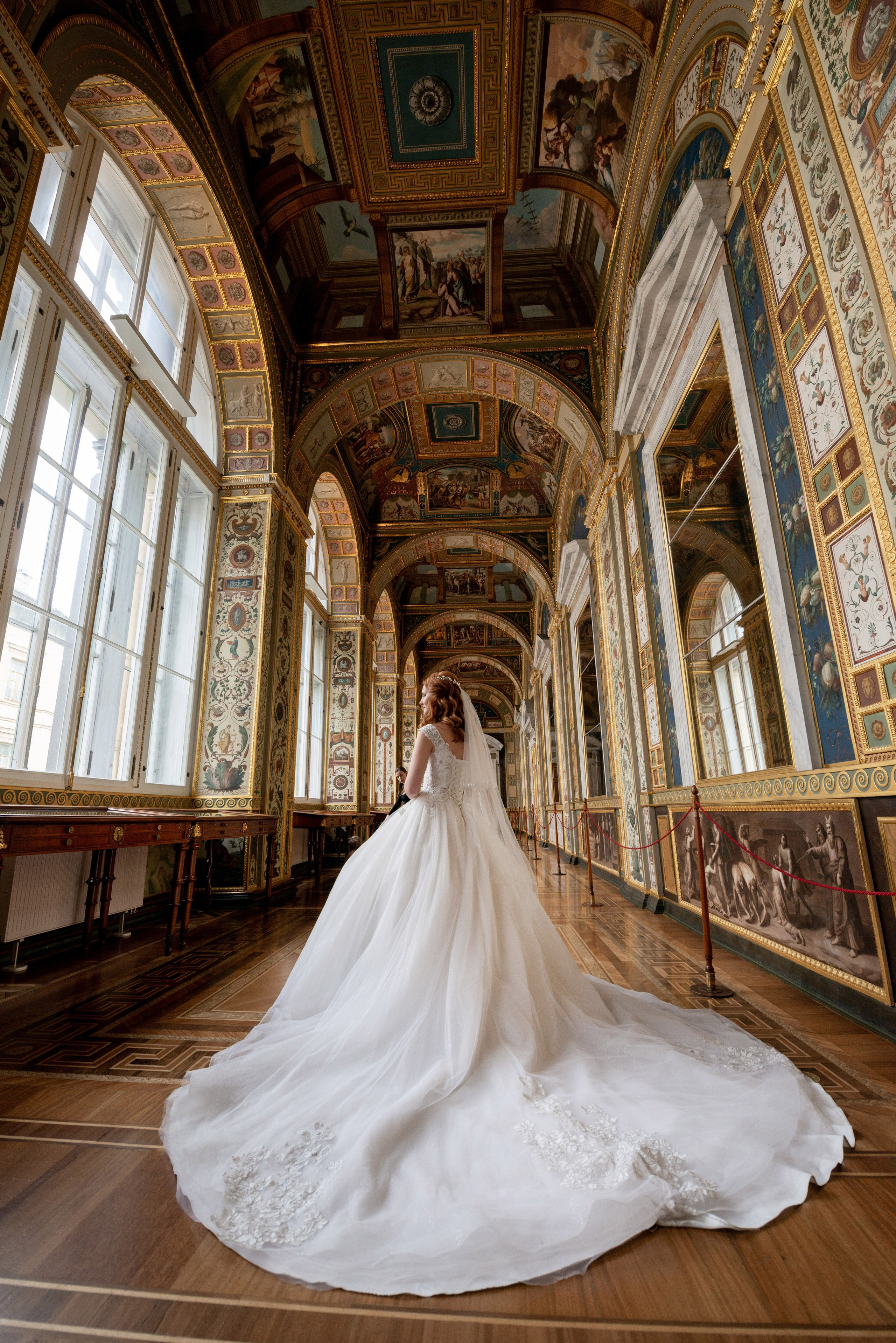 Екатерина и Алексей (свадебная фотосессия в Эрмитаже и Первом Дворце Бракосочетания на Английской набережной 28). Портретный, семейный и свадебный фотограф в Санкт-Петербурге и в Пушкине Ширяев Денис