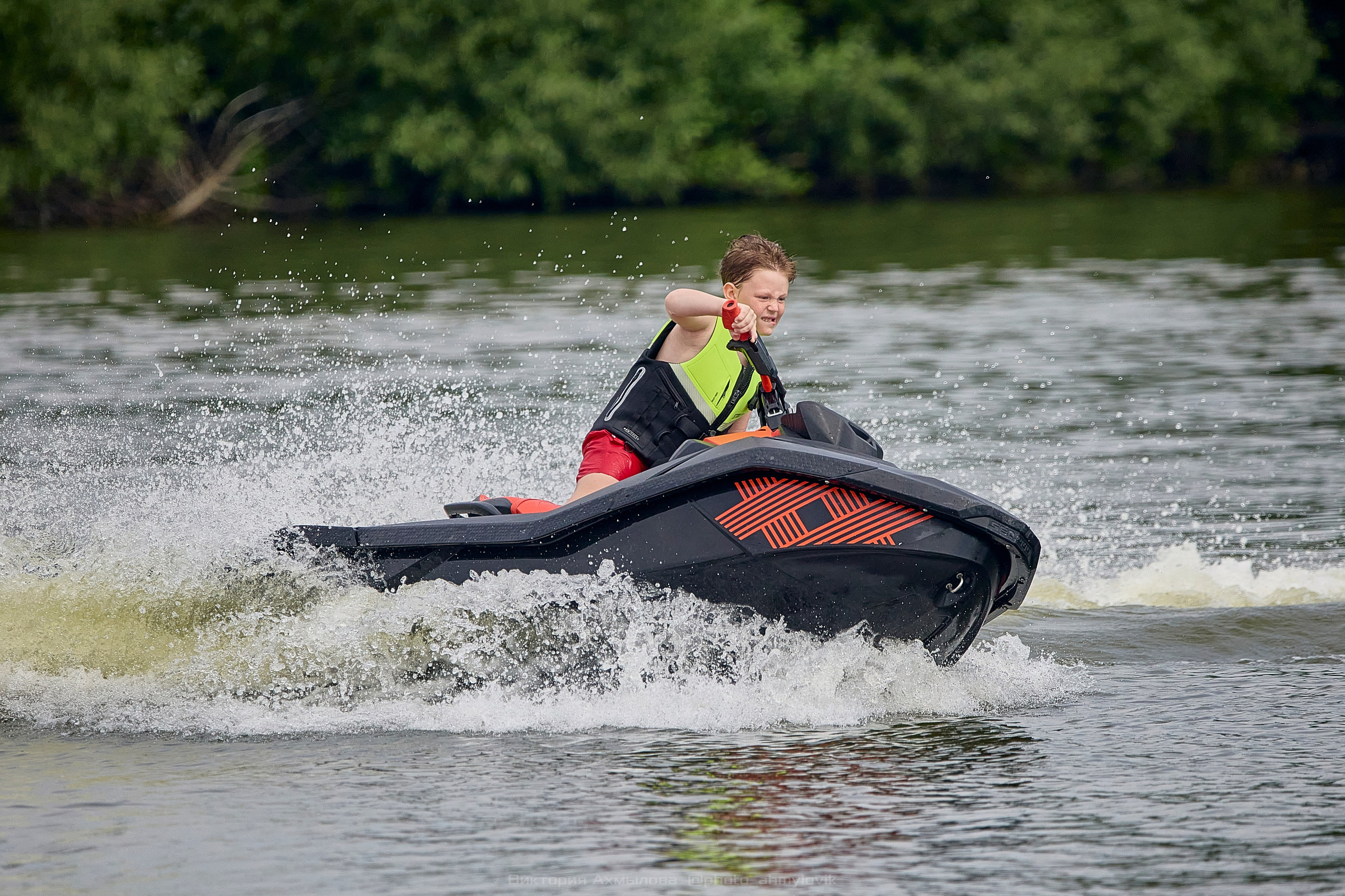 Аквабайки на Северке. Виктория Ахмылова. Фотограф в Москве