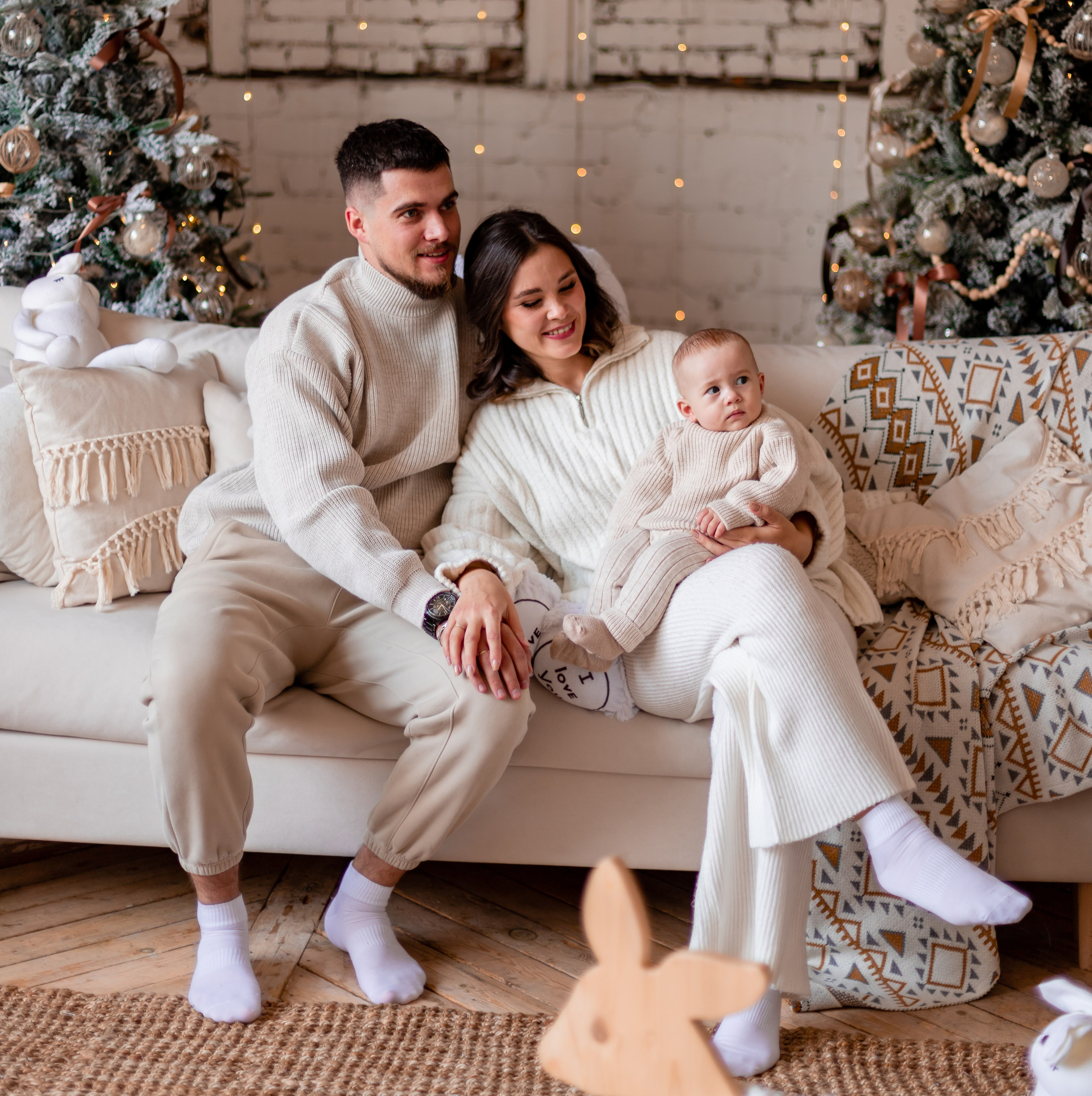 Семейная Новогодняя фотосессия. Семейный и детский фотограф в Хабаровске Алевтина Проскурякова