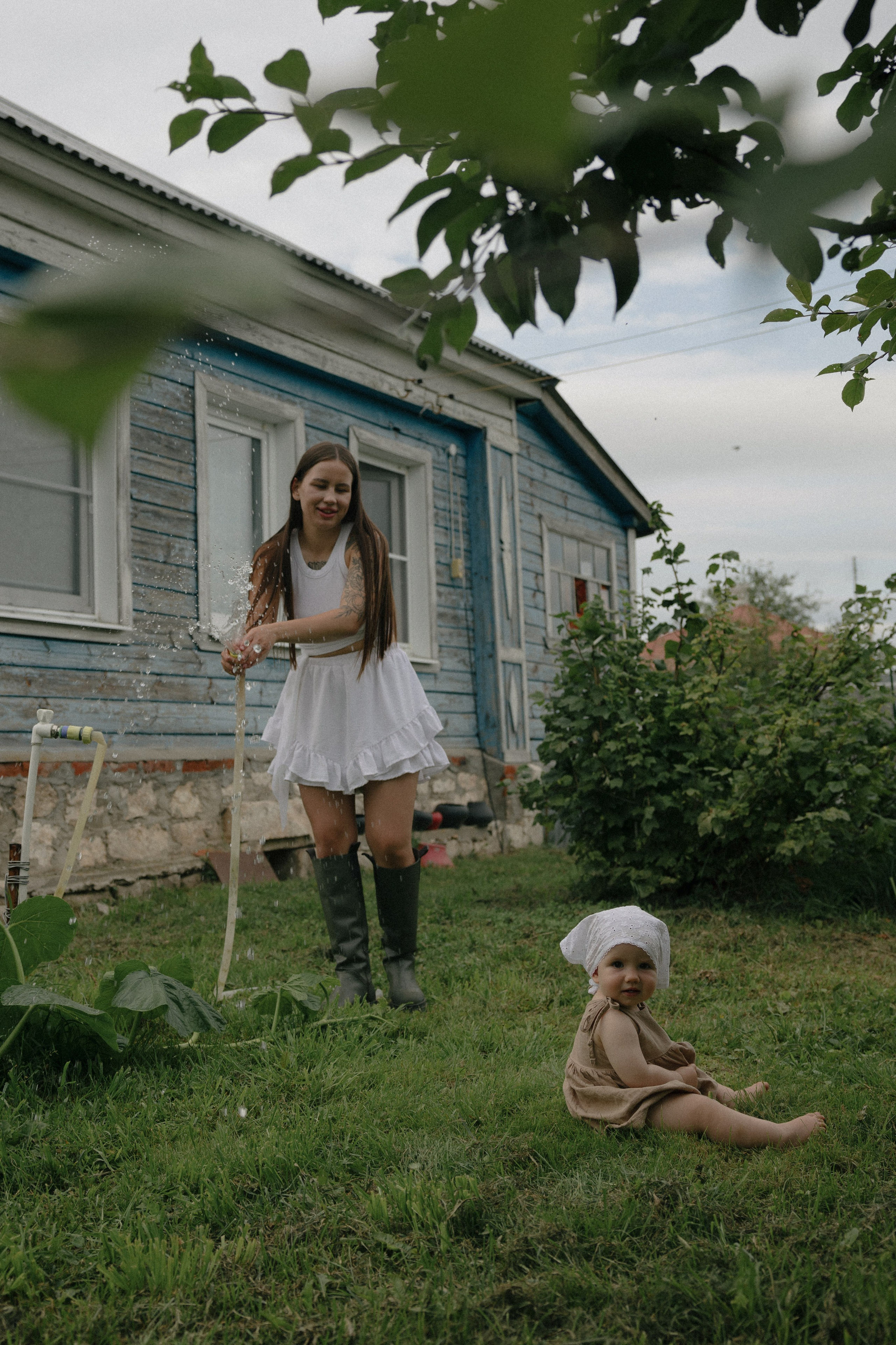Таня и Тася в деревне. Дубинкина Екатерина Фотограф Рязань, Москва