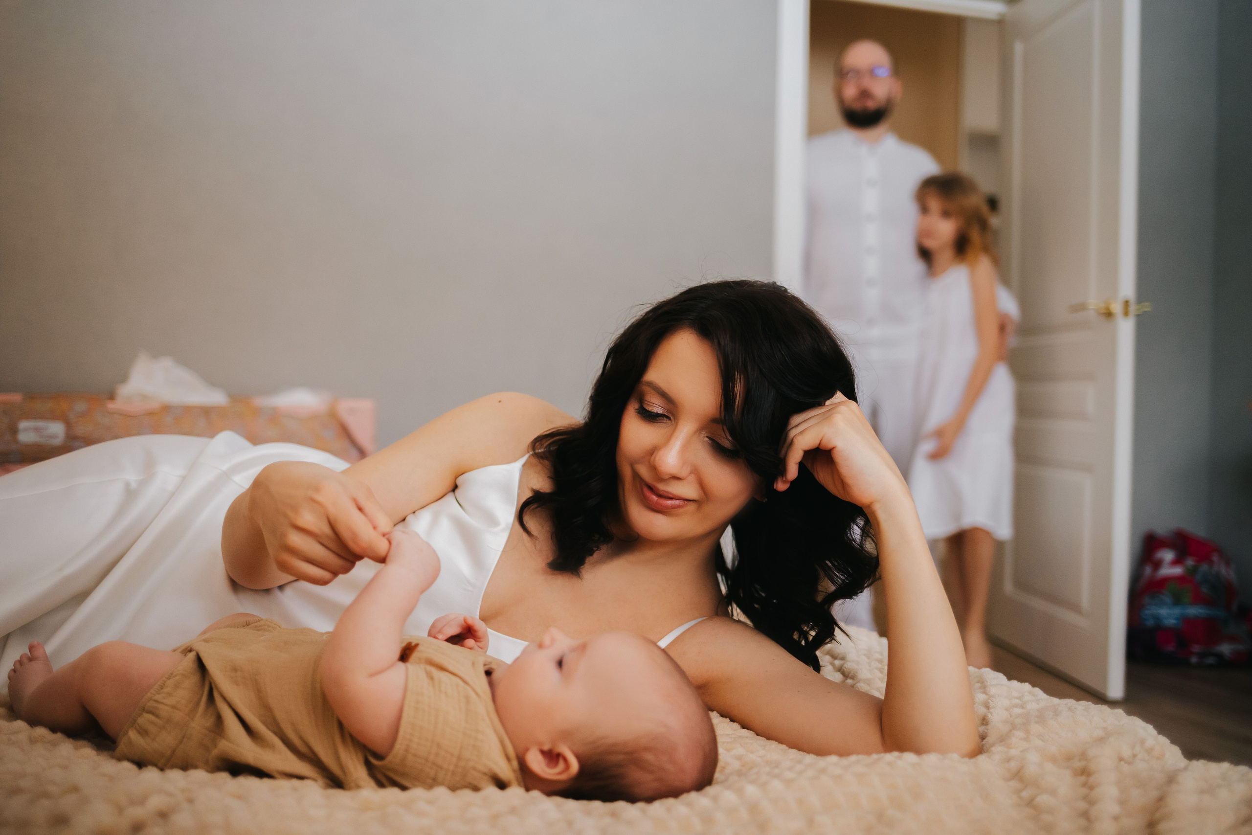 Саша, Саша, Ксюша и Лев. Семейный lifestyle фотограф в Санкт-Петербурге Людмила Пахомова