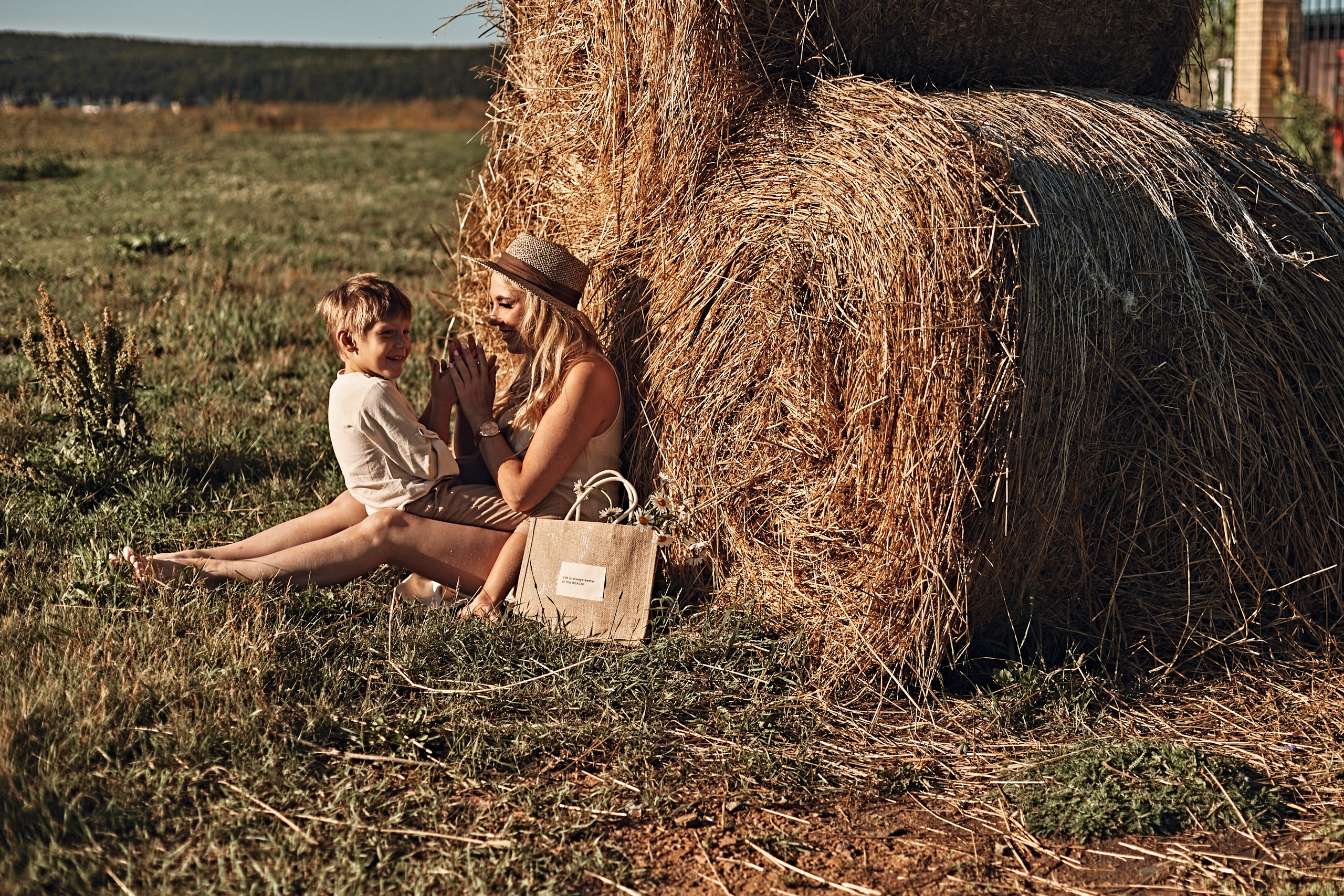 Оля с сыном. Главная