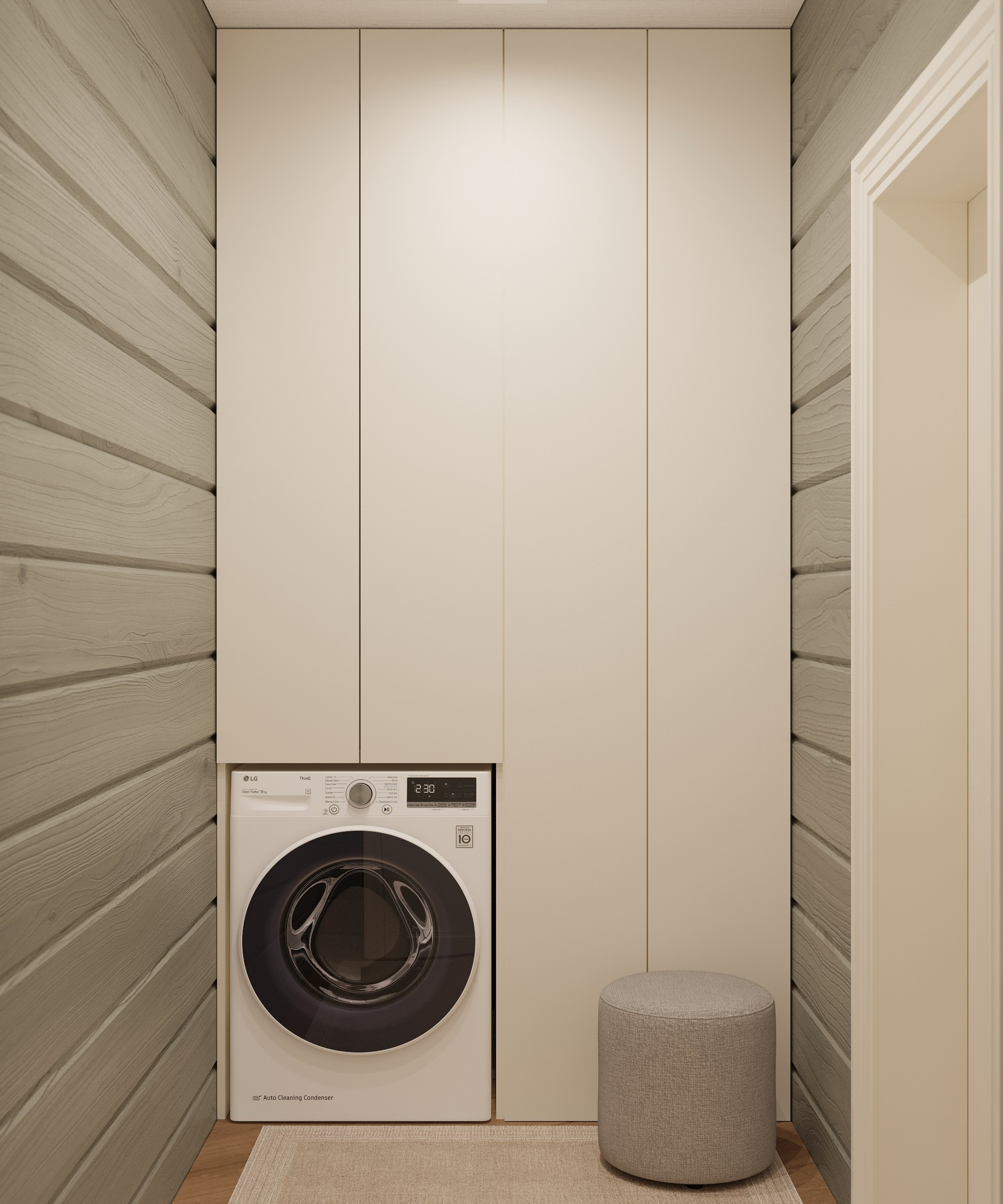 Предбанник и душевая. 3D-дизайнер Кристина Пуляевская