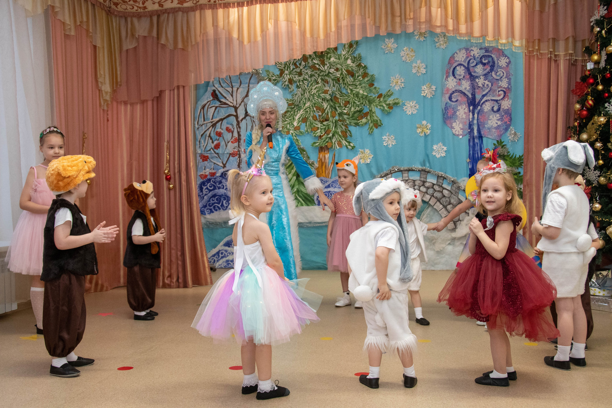 2023 Новый год. Акварель, Первомайка. Репортажный и детский фотограф в Новосибирске