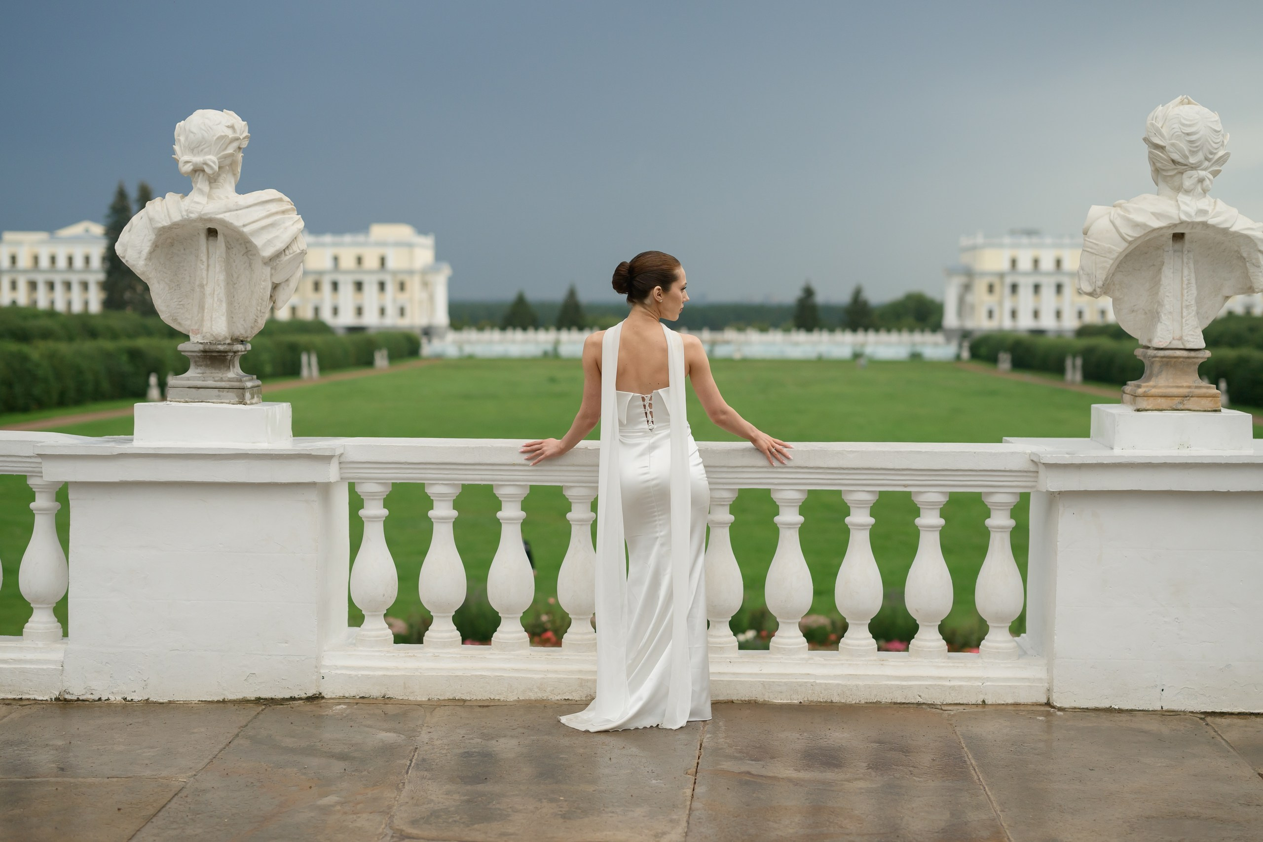 Свадьба для двоих Ксении и Даниила. Регистрация брака в ЗАГСе Крокус сити холла, прогулка в усадьбе Архангельское. Semerlina.ru