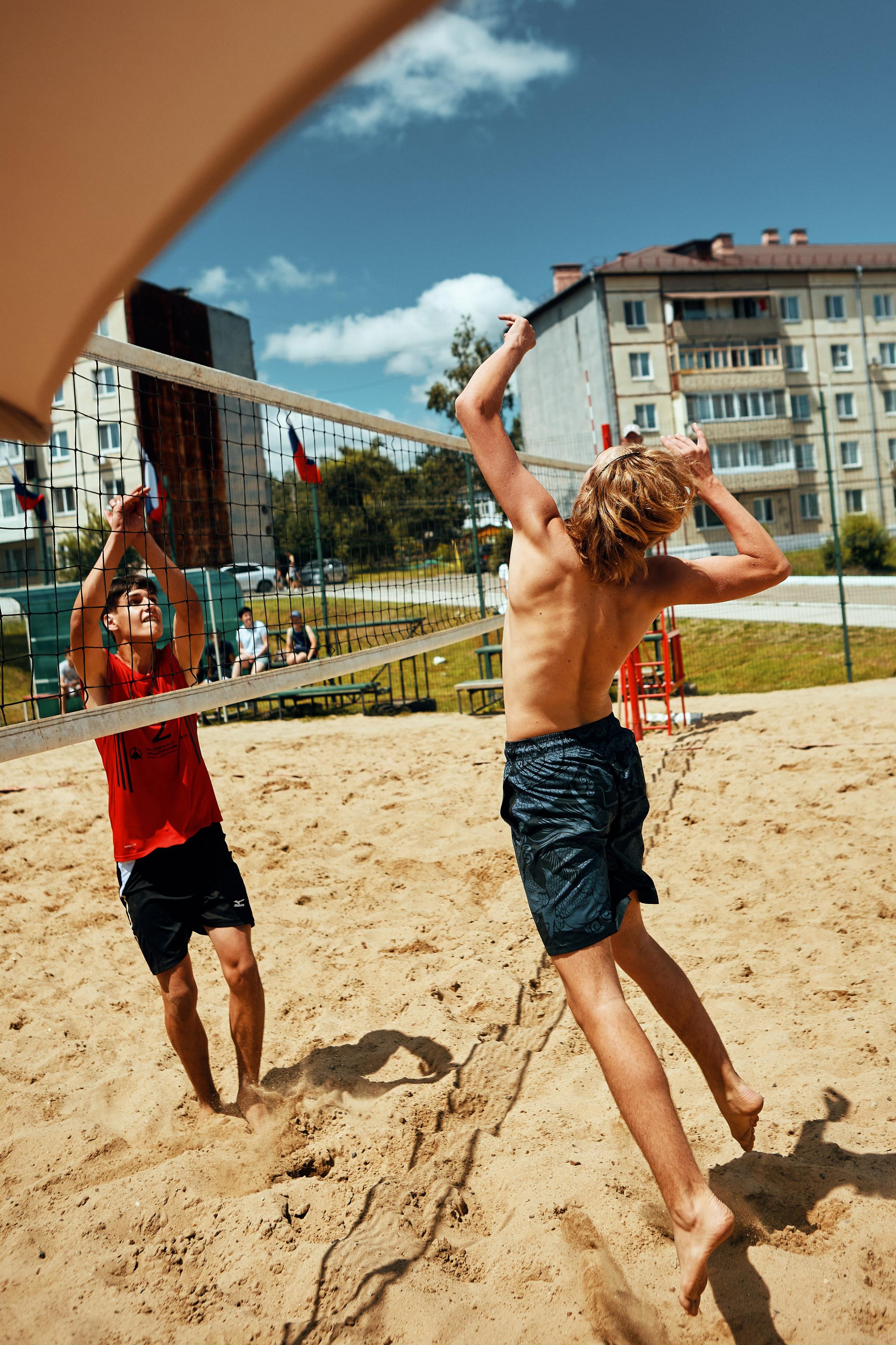 Один день соревнований по пляжному волейболу