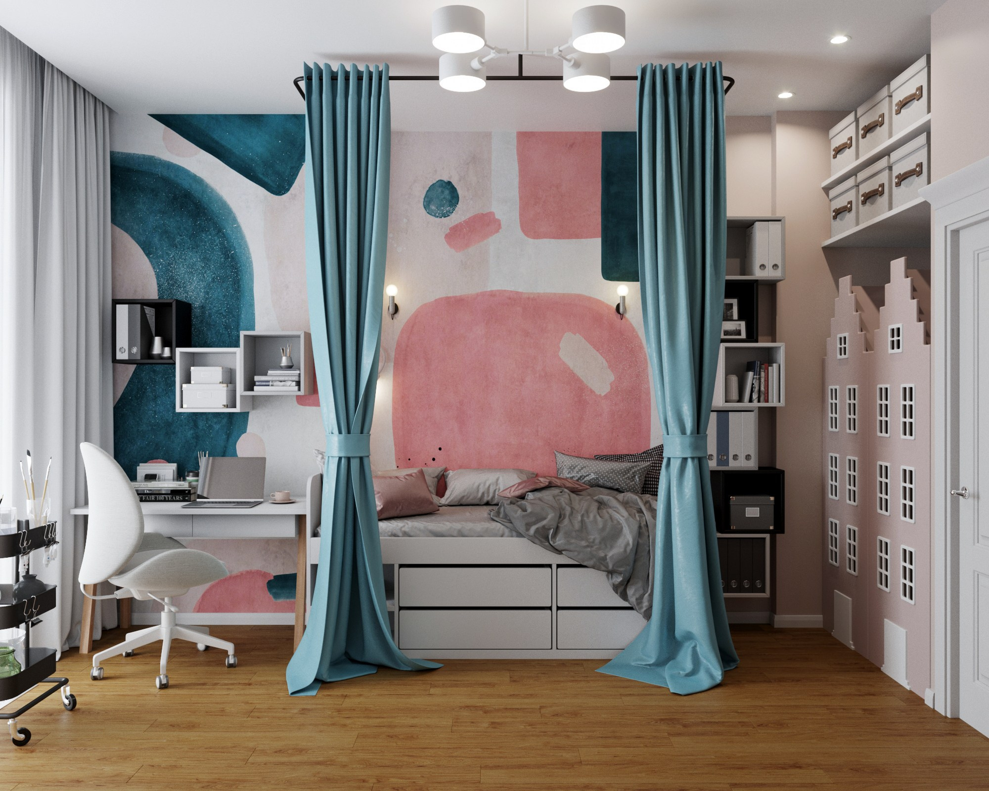 Детская по проекту Мартыновой Н. и Бородиной Е. Визуализатор Векшина Елена