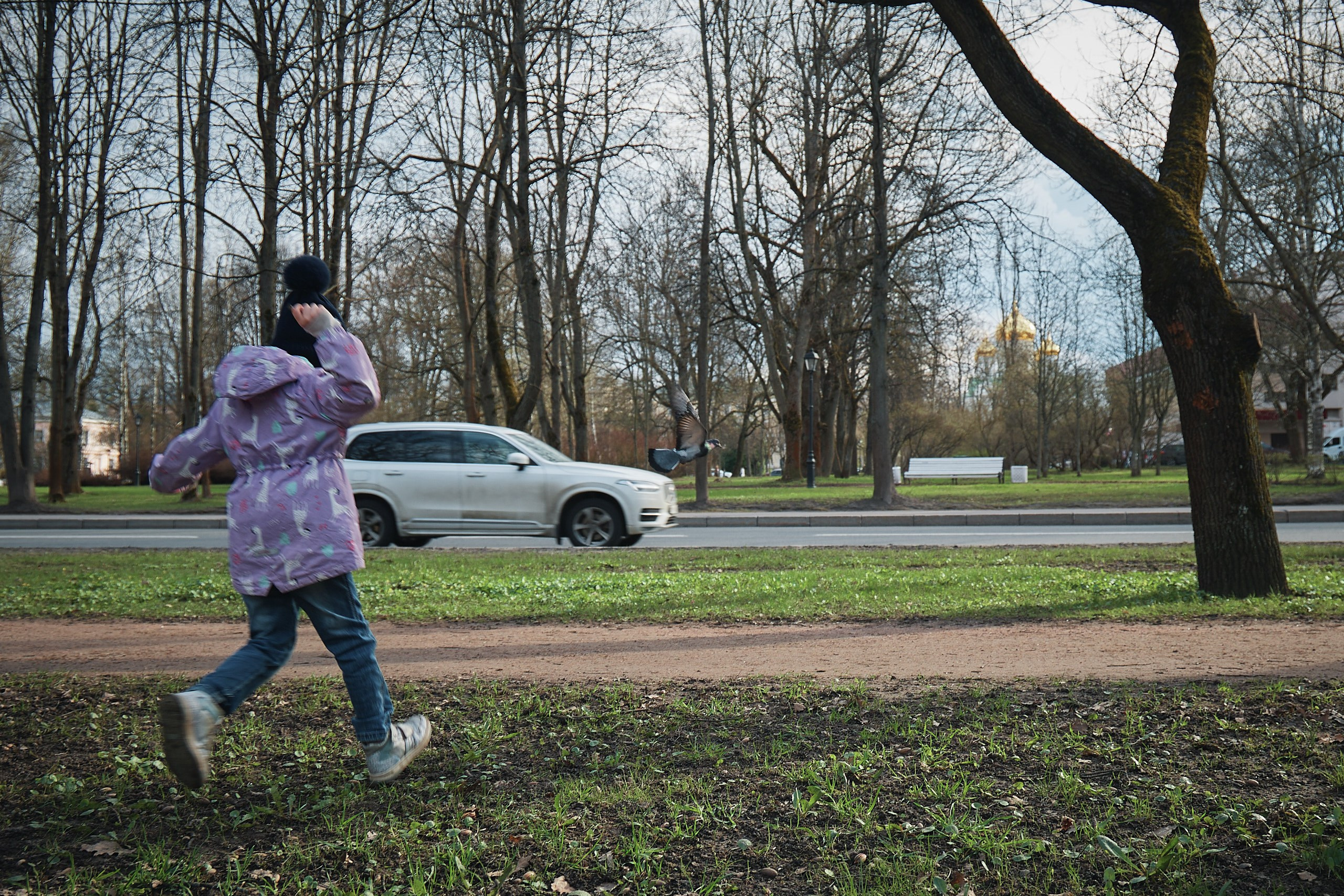 Прогулка по Царскому селу (Октябрьский бульвар). Фотограф Валерий Сабрам