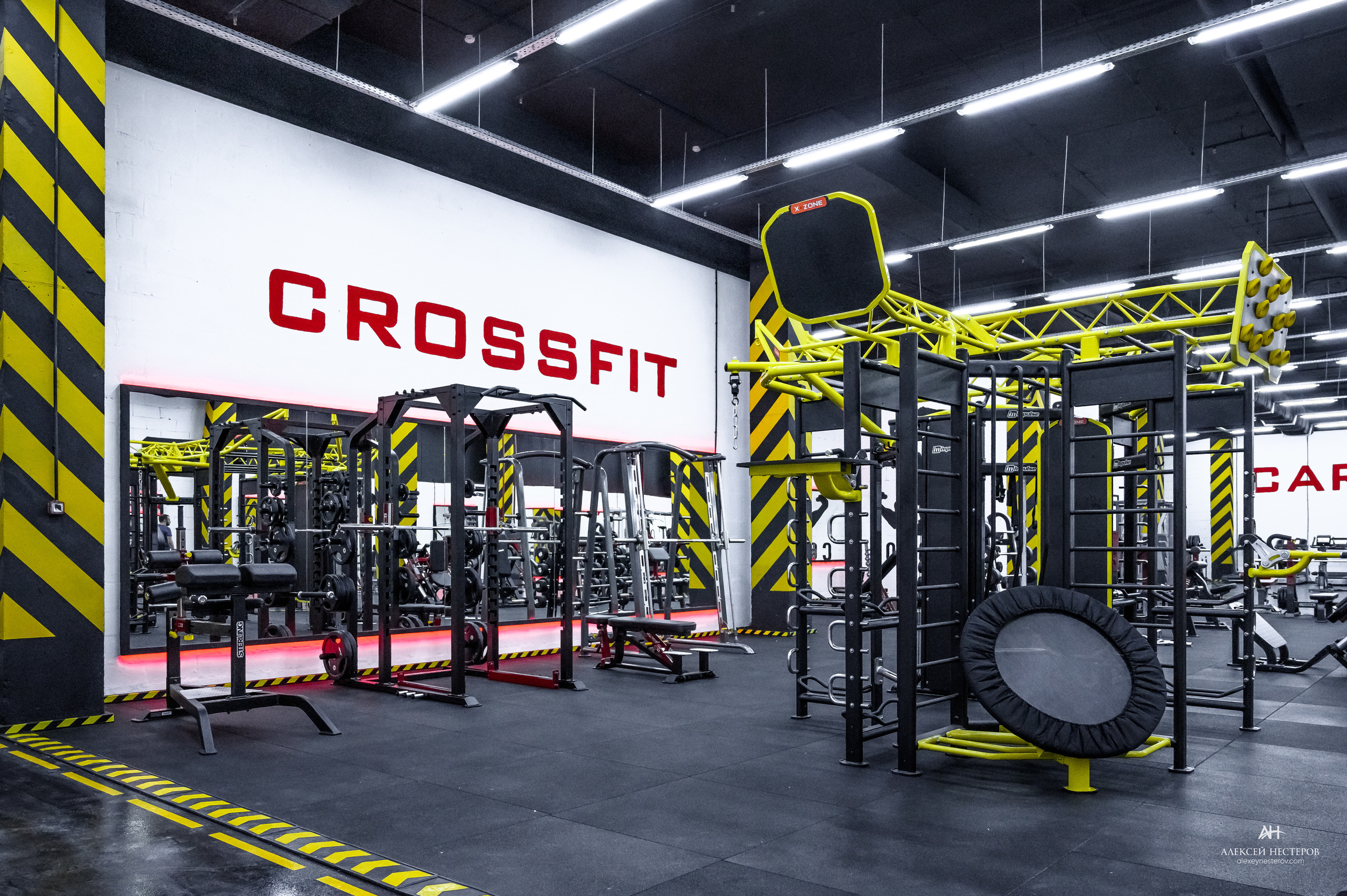 Тренажерные залы. Спортивный фитнес фотограф Алексей Нестеров