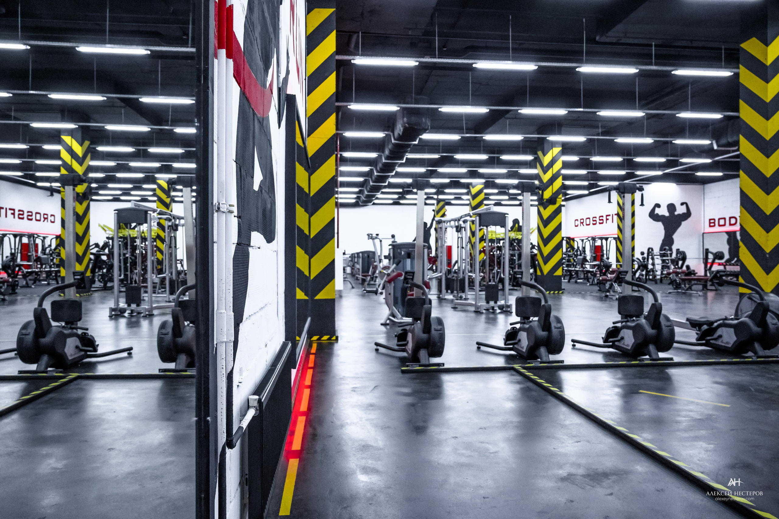 Тренажерные залы. Спортивный фитнес фотограф Алексей Нестеров