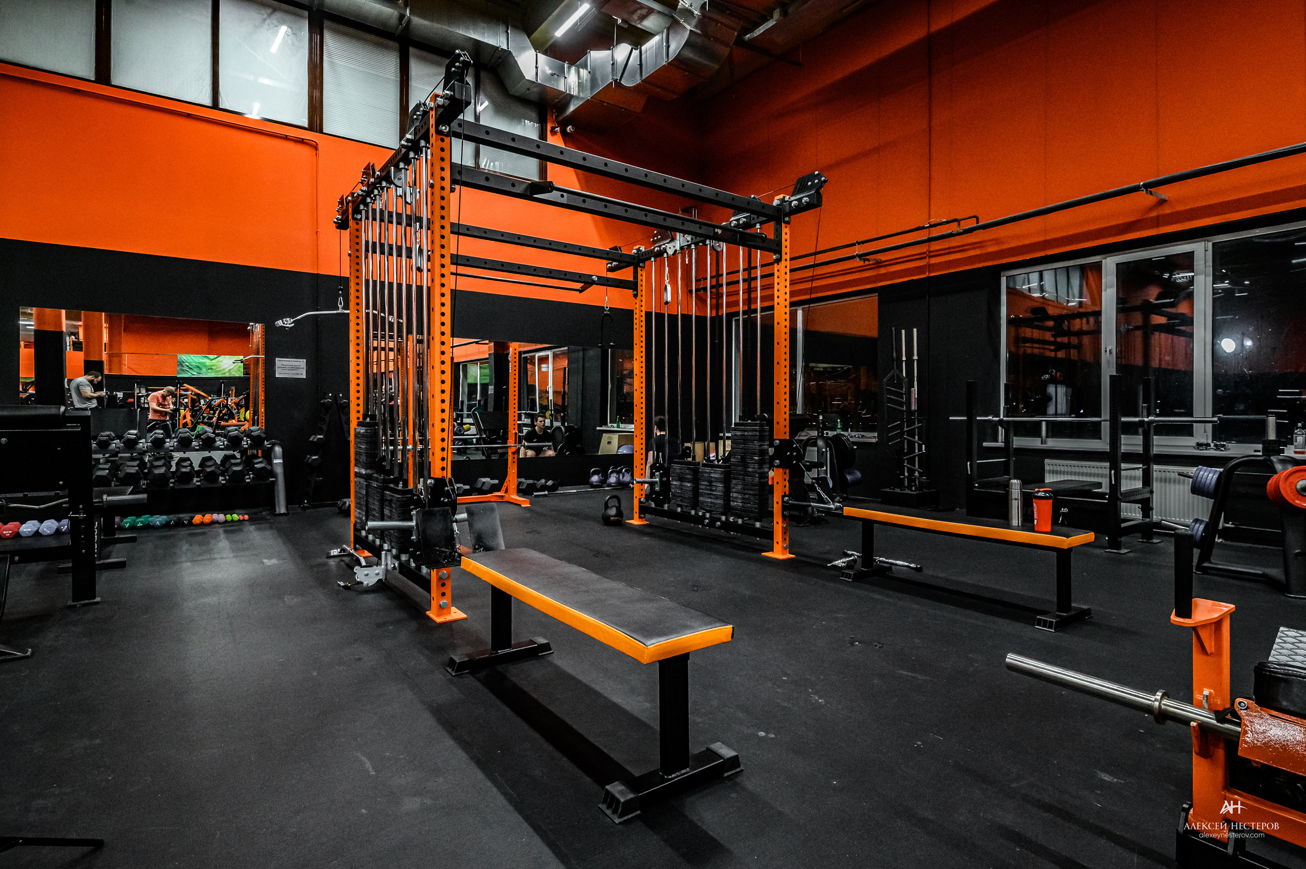 Тренажерные залы. Спортивный фитнес фотограф Алексей Нестеров