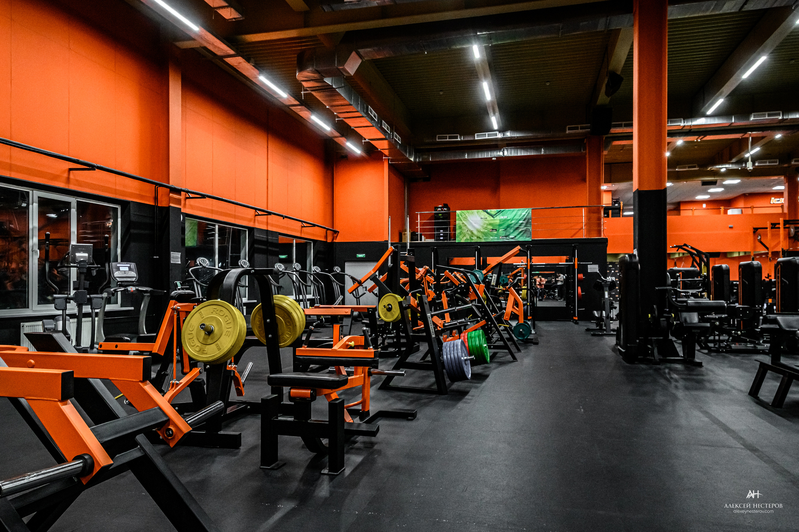 Тренажерные залы. Спортивный фитнес фотограф Алексей Нестеров