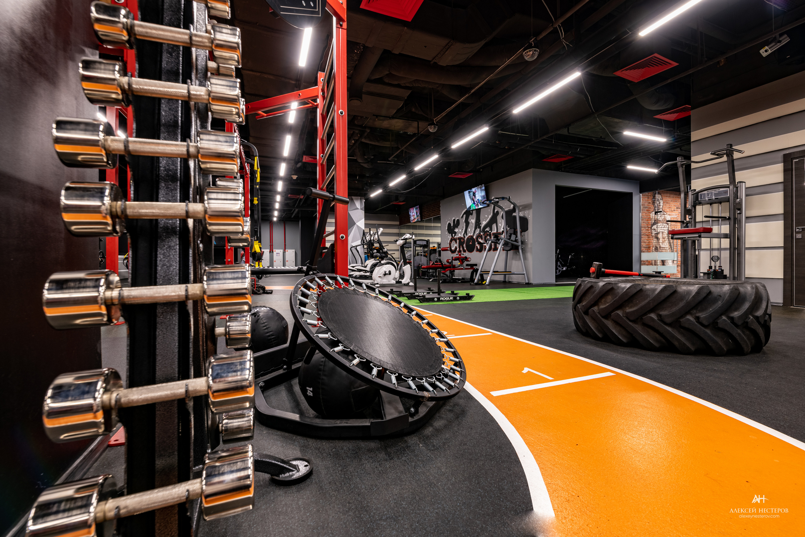 Тренажерные залы. Спортивный фитнес фотограф Алексей Нестеров