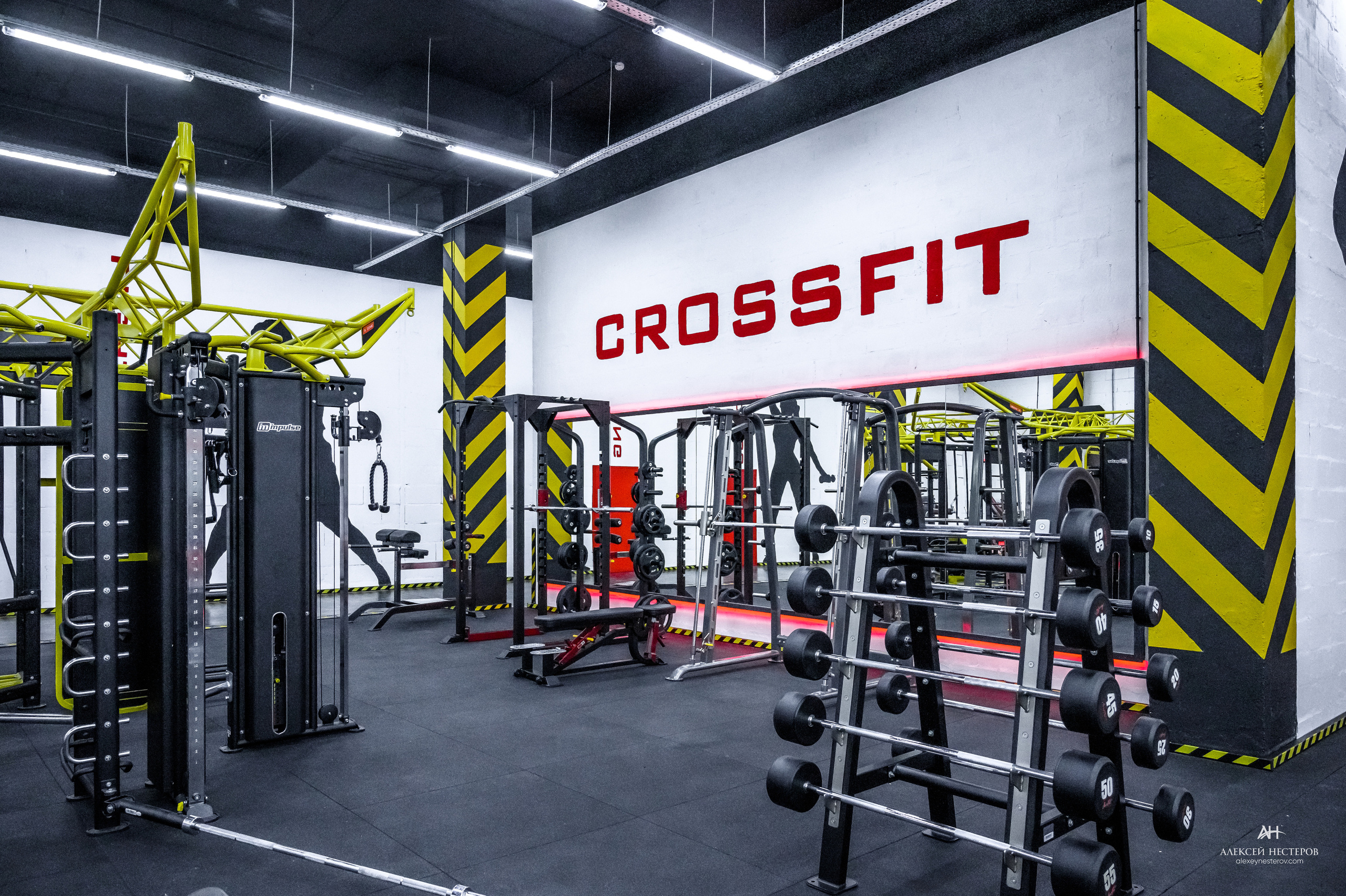 Тренажерные залы. Спортивный фитнес фотограф Алексей Нестеров