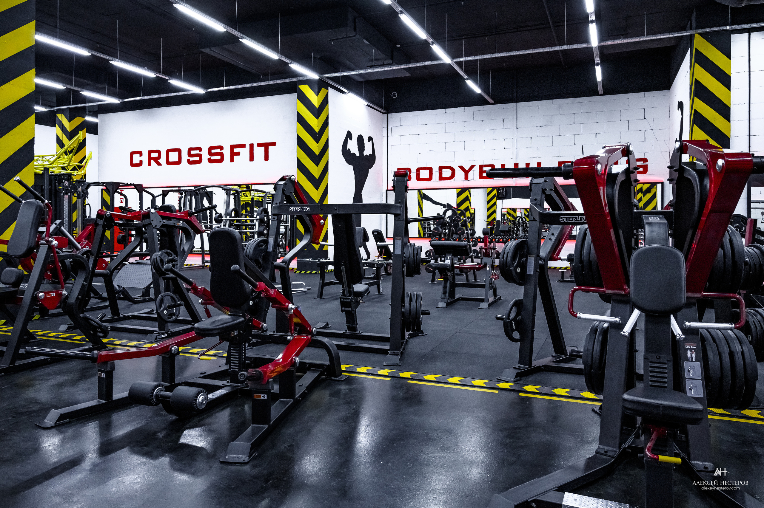 Тренажерные залы. Спортивный фитнес фотограф Алексей Нестеров