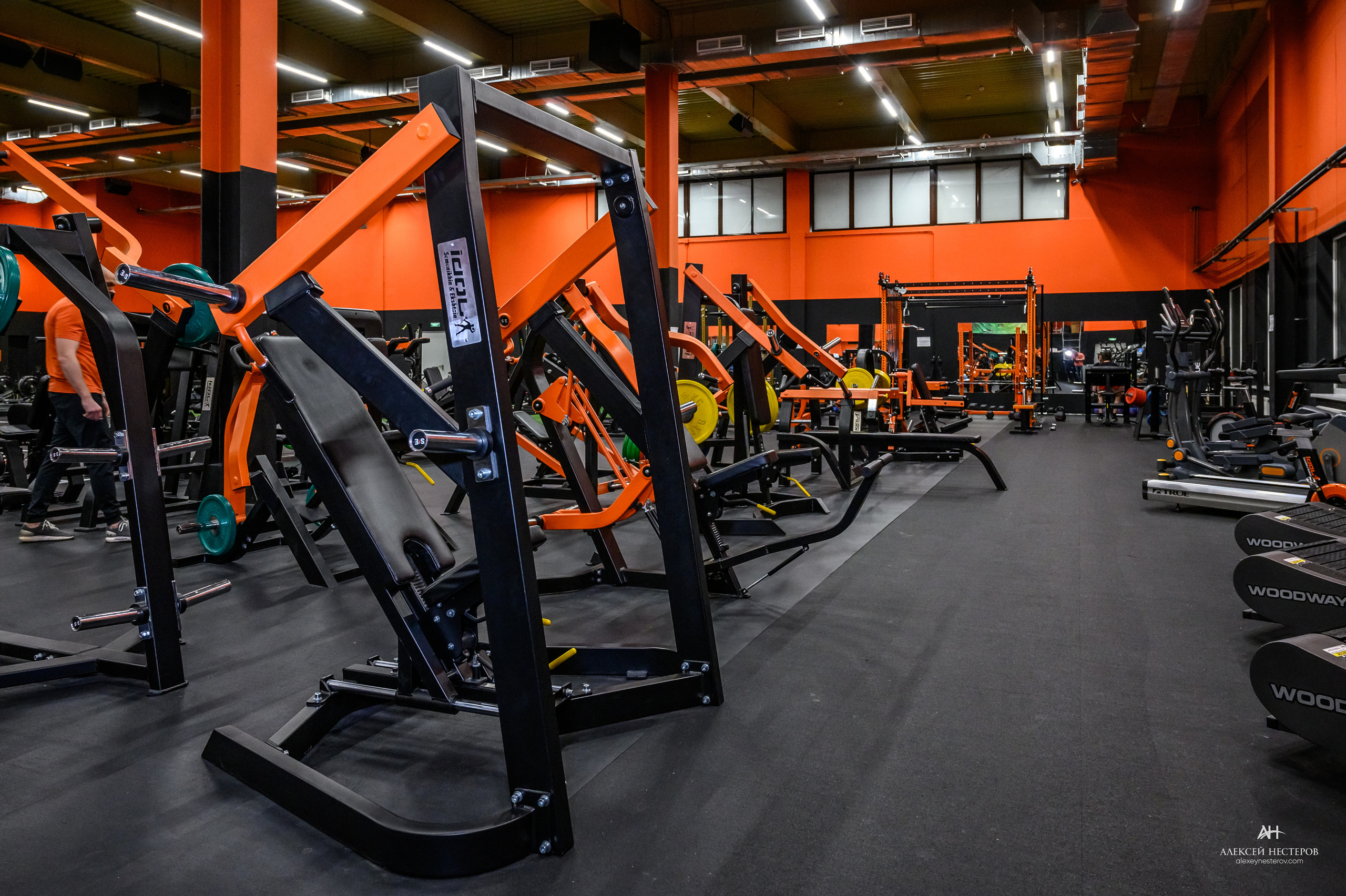 Тренажерные залы. Спортивный фитнес фотограф Алексей Нестеров