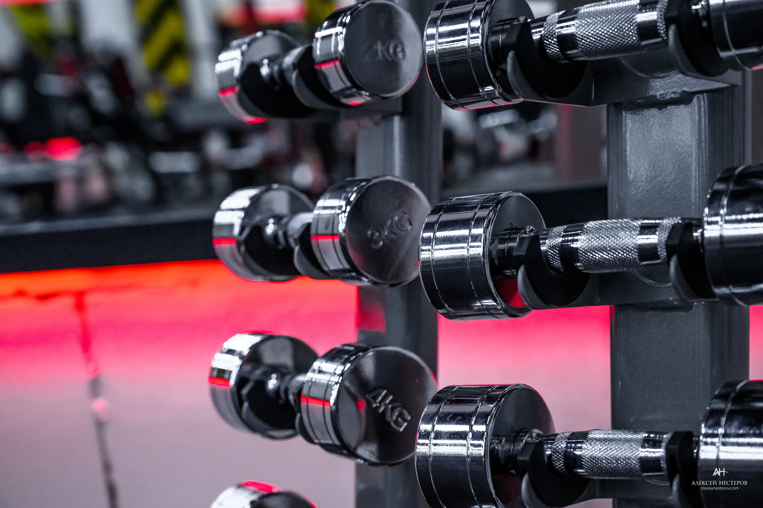 Тренажерные залы. Спортивный фитнес фотограф Алексей Нестеров