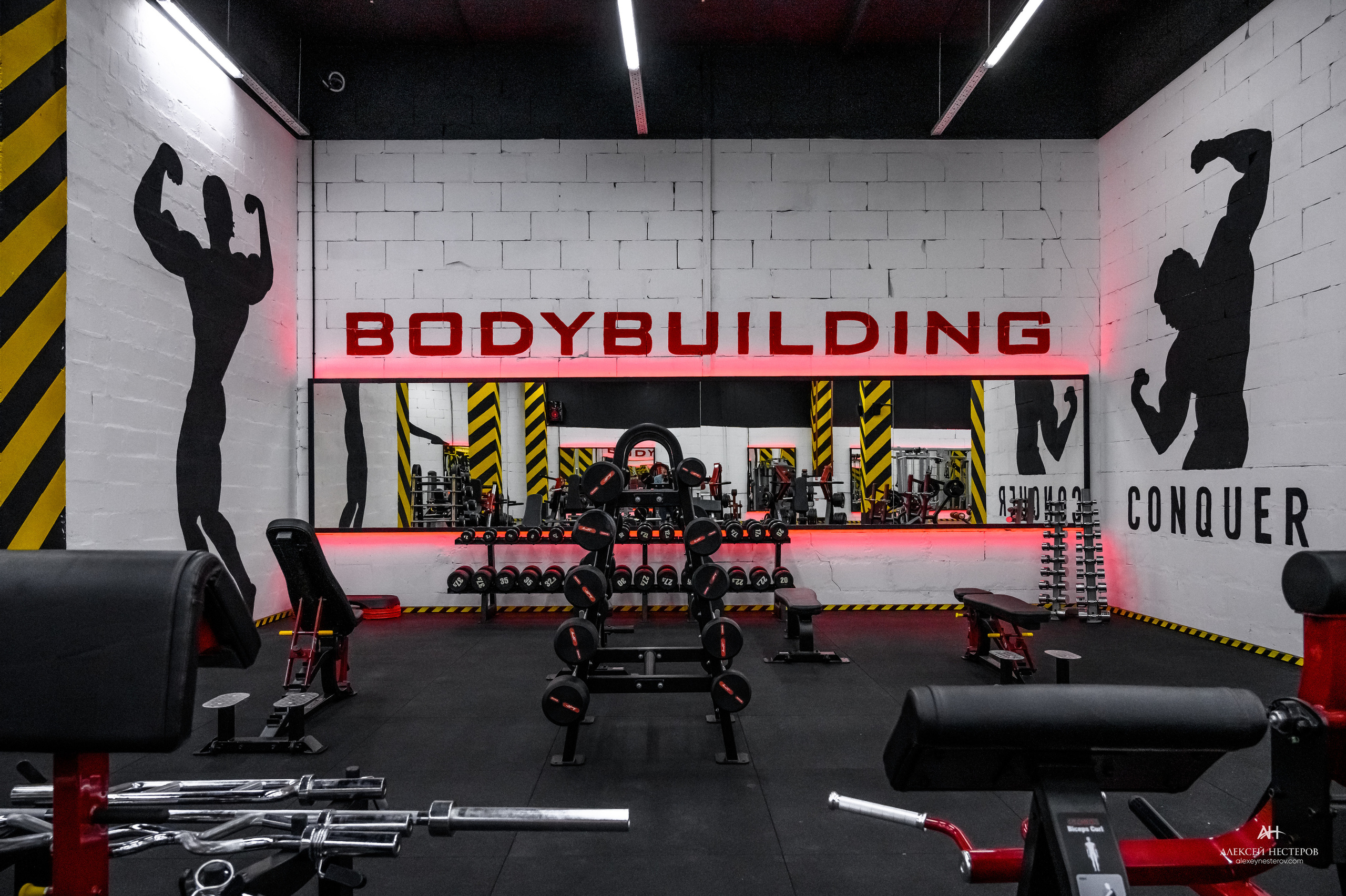 Тренажерные залы. Спортивный фитнес фотограф Алексей Нестеров