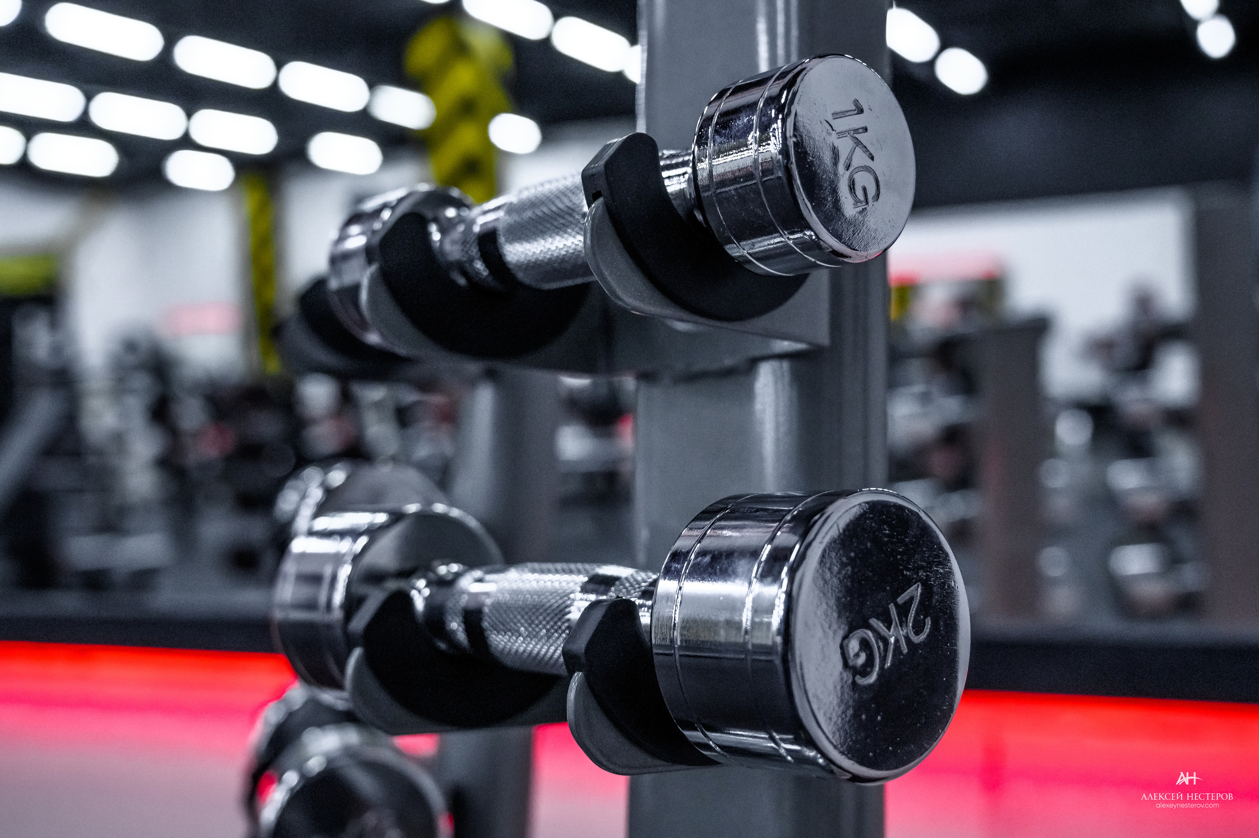 Тренажерные залы. Спортивный фитнес фотограф Алексей Нестеров