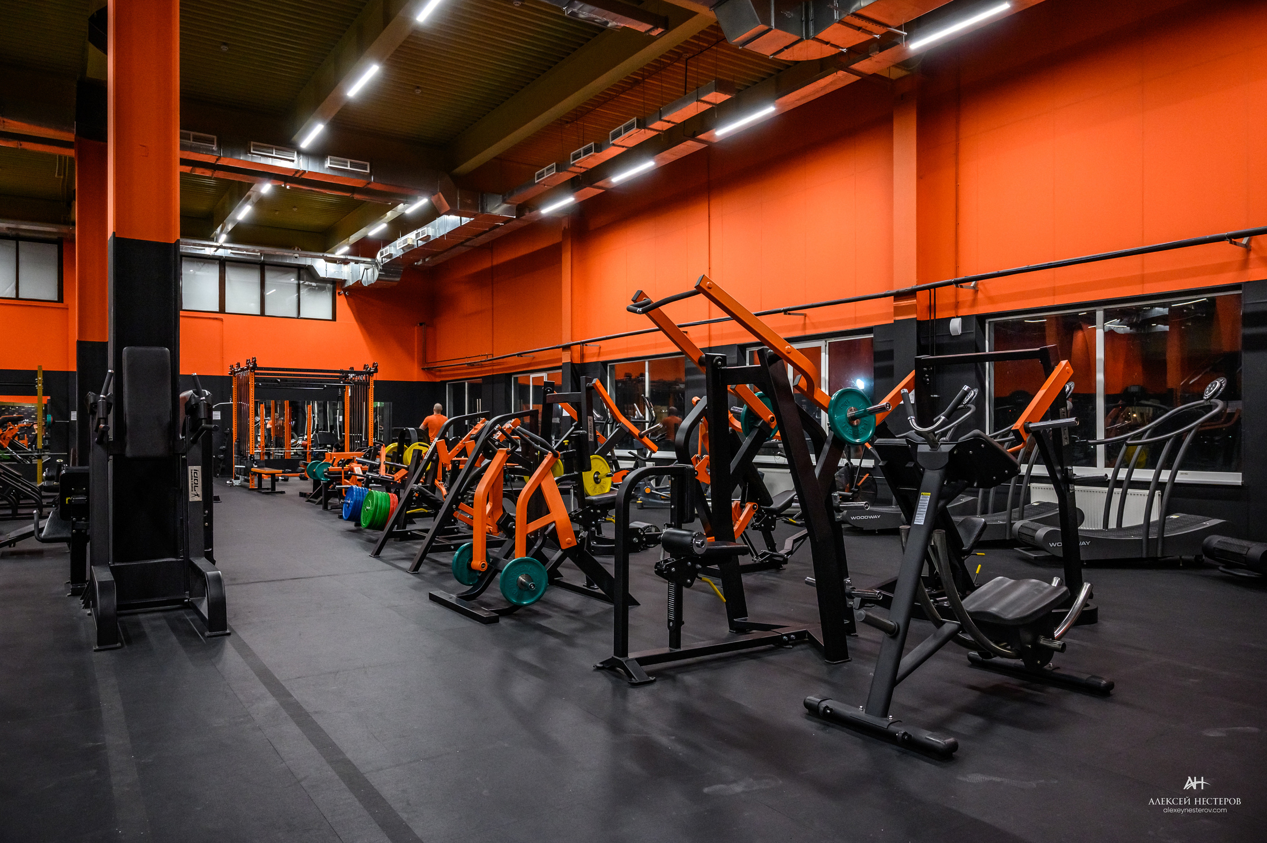 Тренажерные залы. Спортивный фитнес фотограф Алексей Нестеров