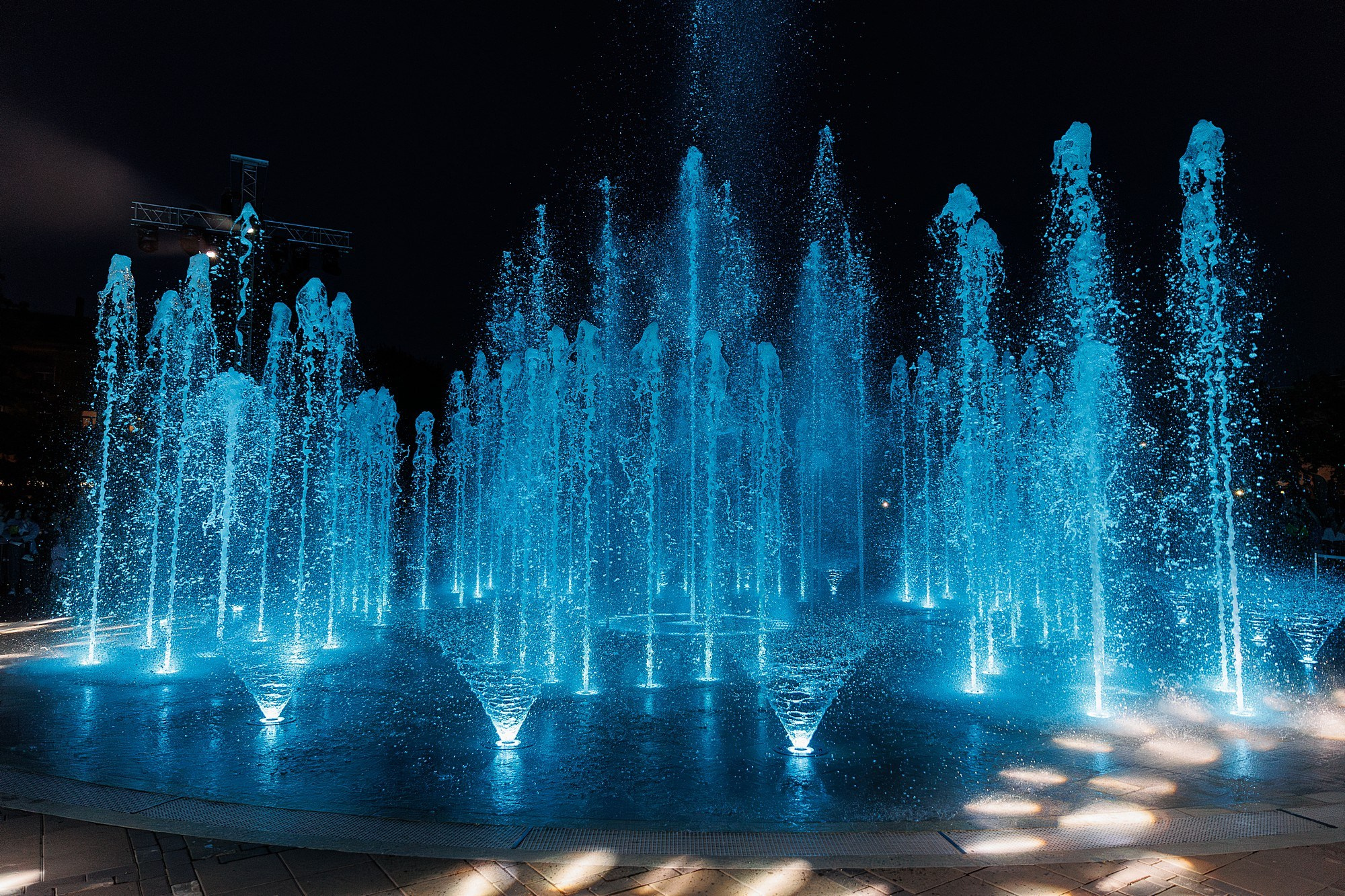 Открытие мультимедийного фонтана | СБЕР. Боченков Вадим | Фотограф в Пскове и Санкт-Петербурге