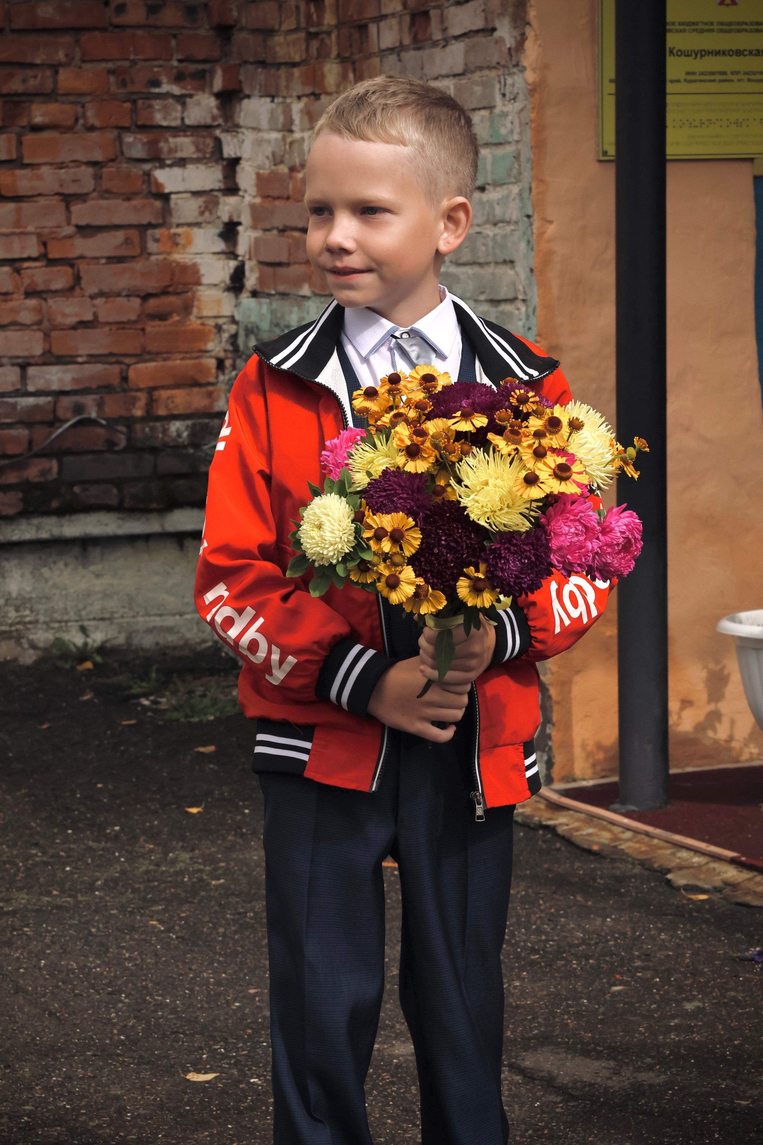 1 сентября. Родная школа. Фотограф портретист в Санкт Петербурге Дроздова Алла