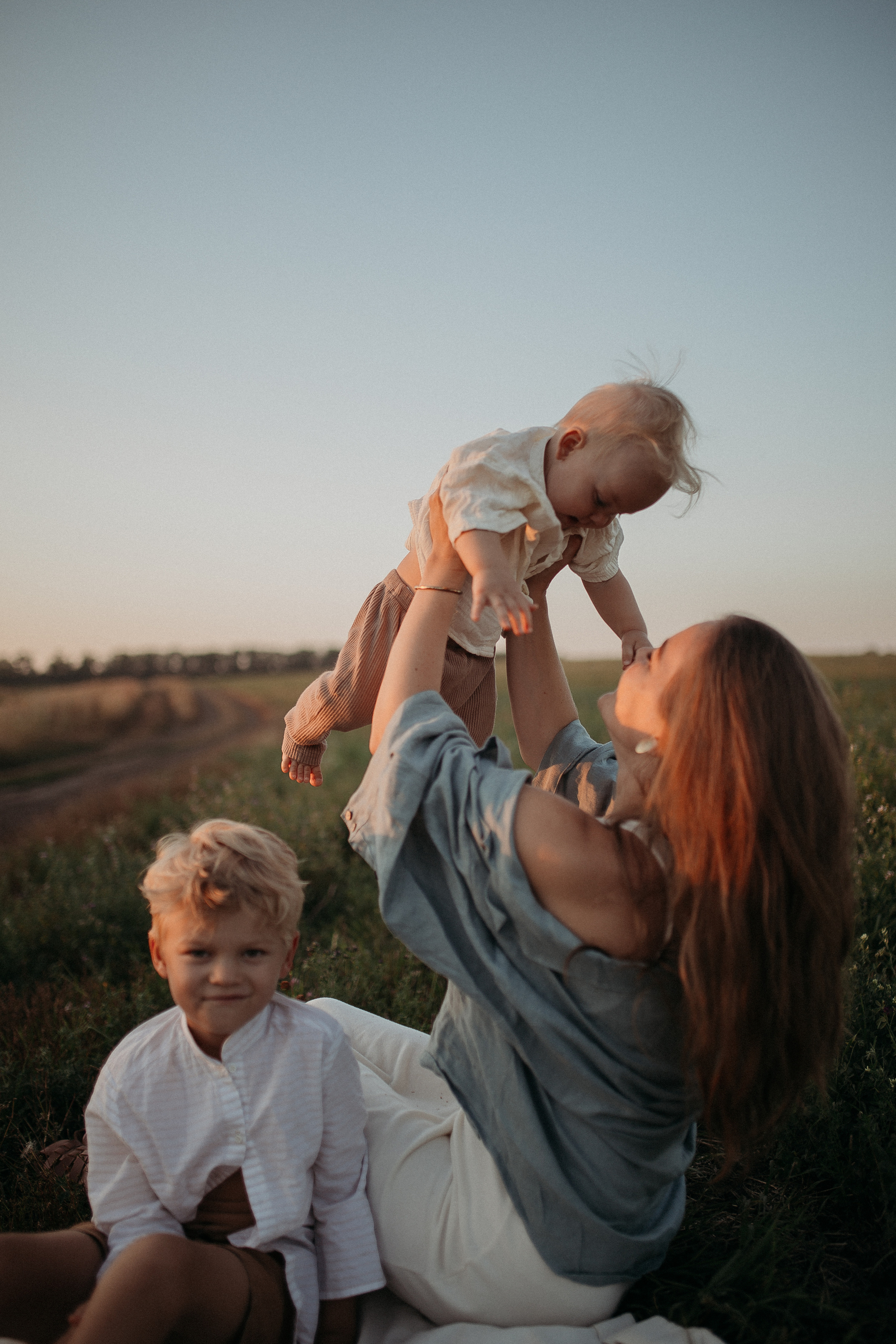 Семейная закатная. Семейный и домашний фотограф в Уфе Ирина Гарасюта