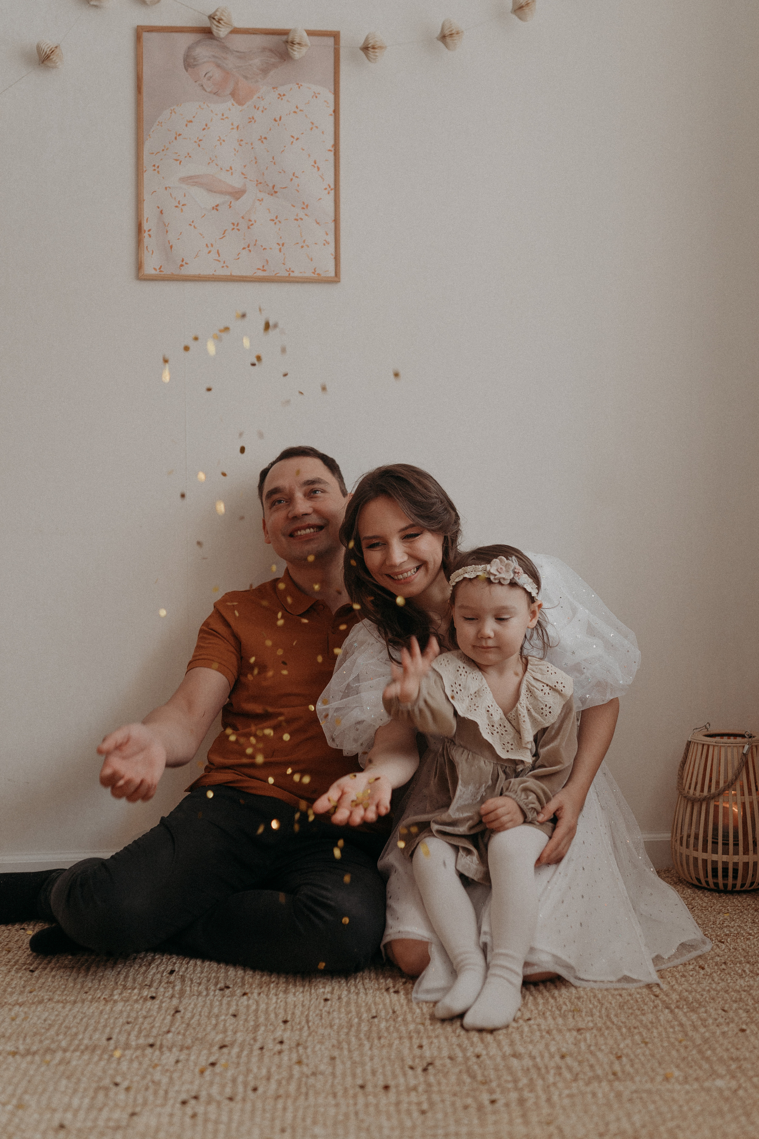 Милая предновогодняя история семьи Гузель, Альберта и Аделюши. Семейный и домашний фотограф в Уфе Ирина Гарасюта