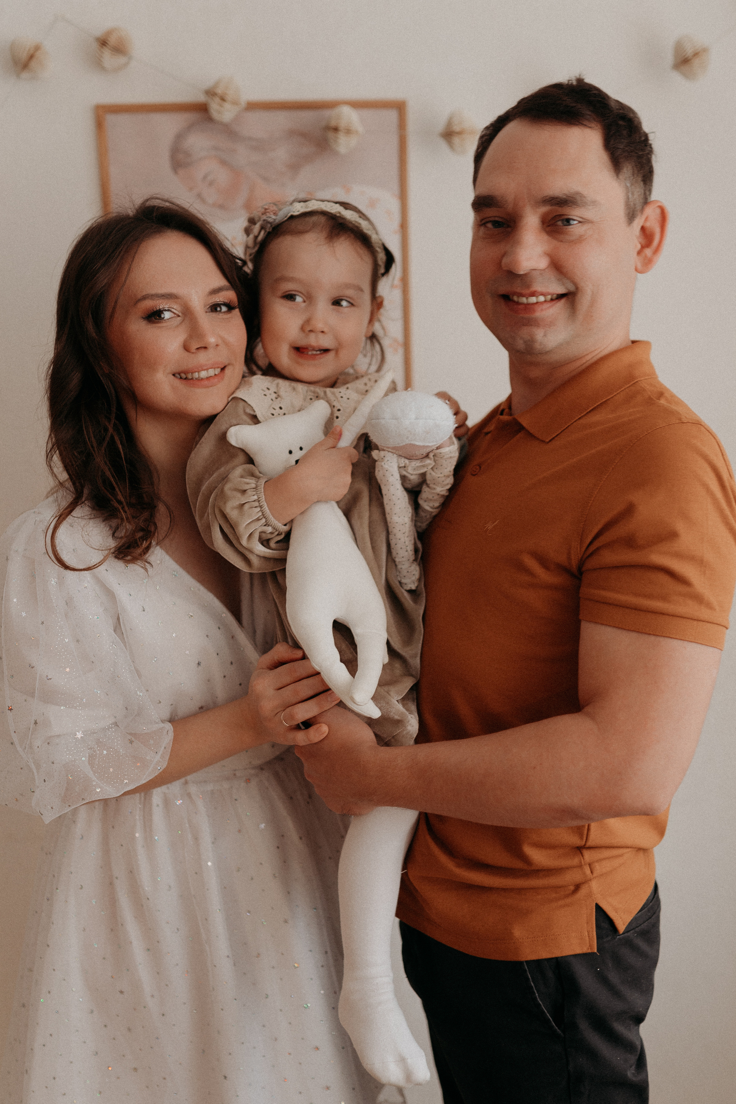 Милая предновогодняя история семьи Гузель, Альберта и Аделюши. Семейный и домашний фотограф в Уфе Ирина Гарасюта