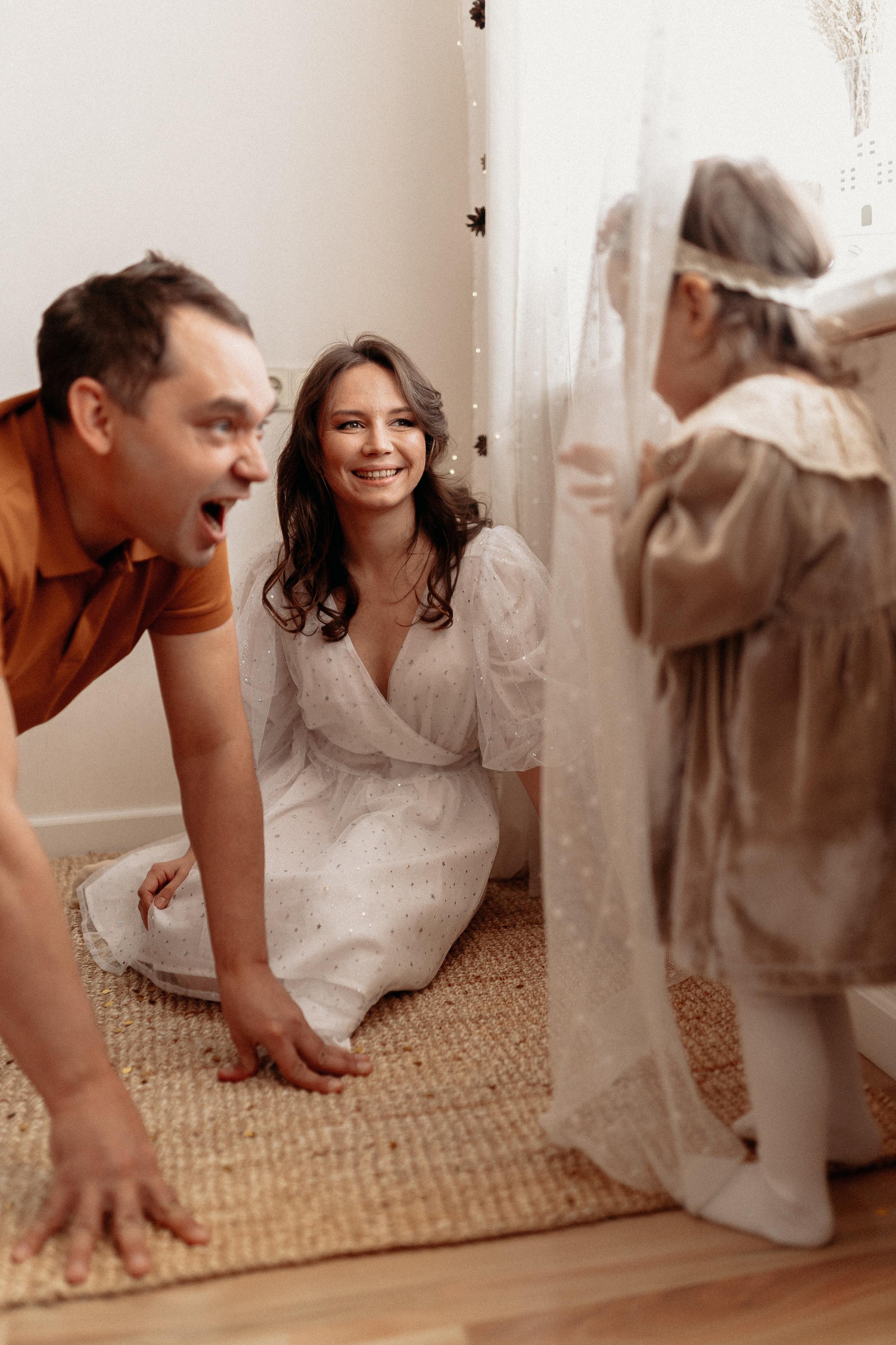 Милая предновогодняя история семьи Гузель, Альберта и Аделюши. Семейный и домашний фотограф в Уфе Ирина Гарасюта