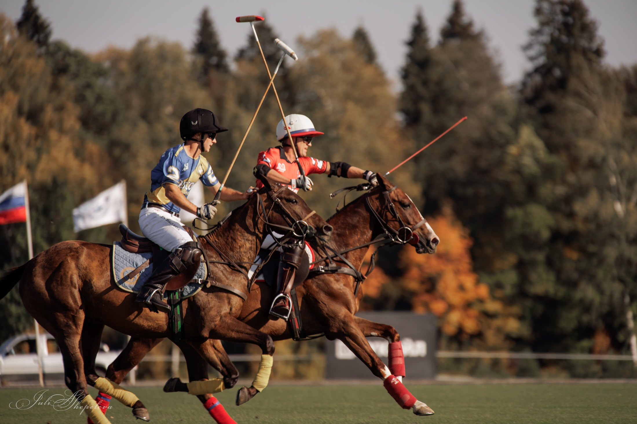 Осенний кубок по конному поло. Детская Конная фотография в Москве Юлия Шепелева