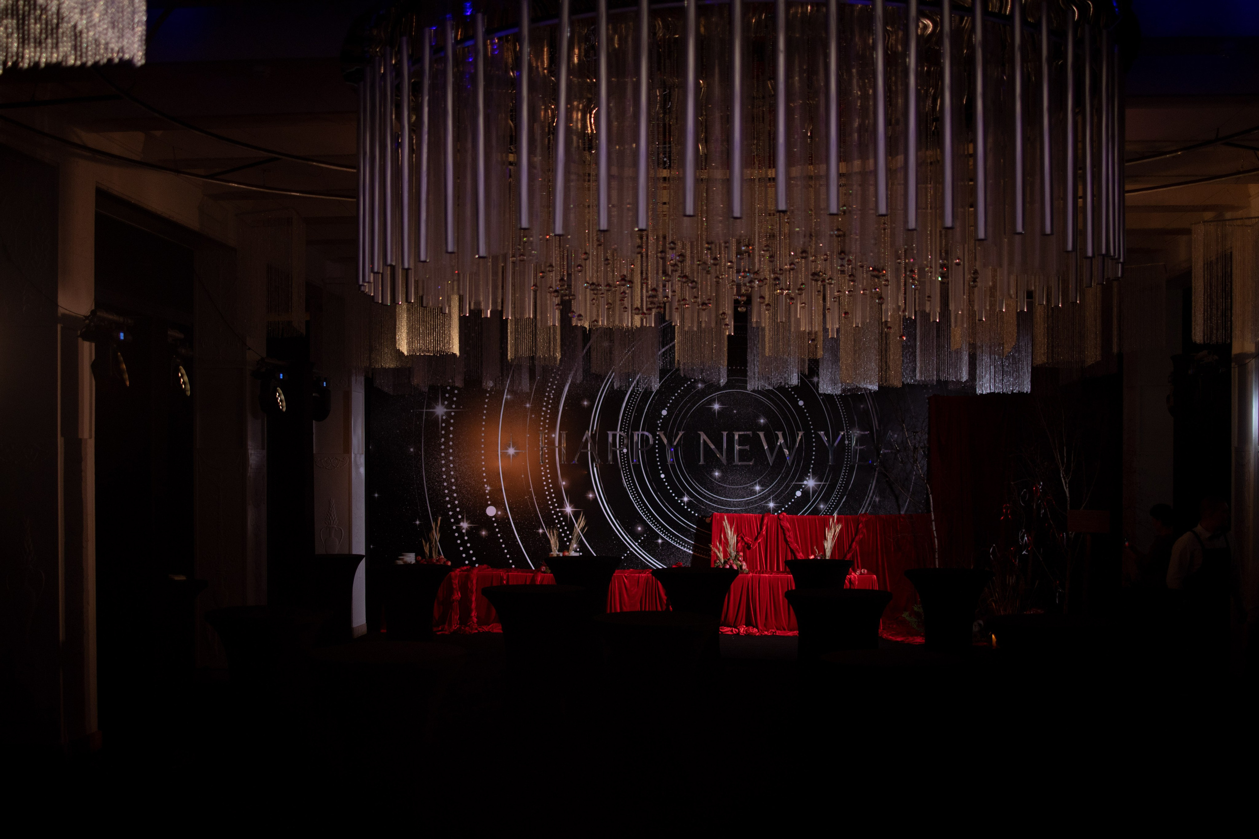 Новогодний корпоратив в фольклорном стиле. Особняк Лемана. Оформление свадеб, декор свадеб Вера Маркова, Москва