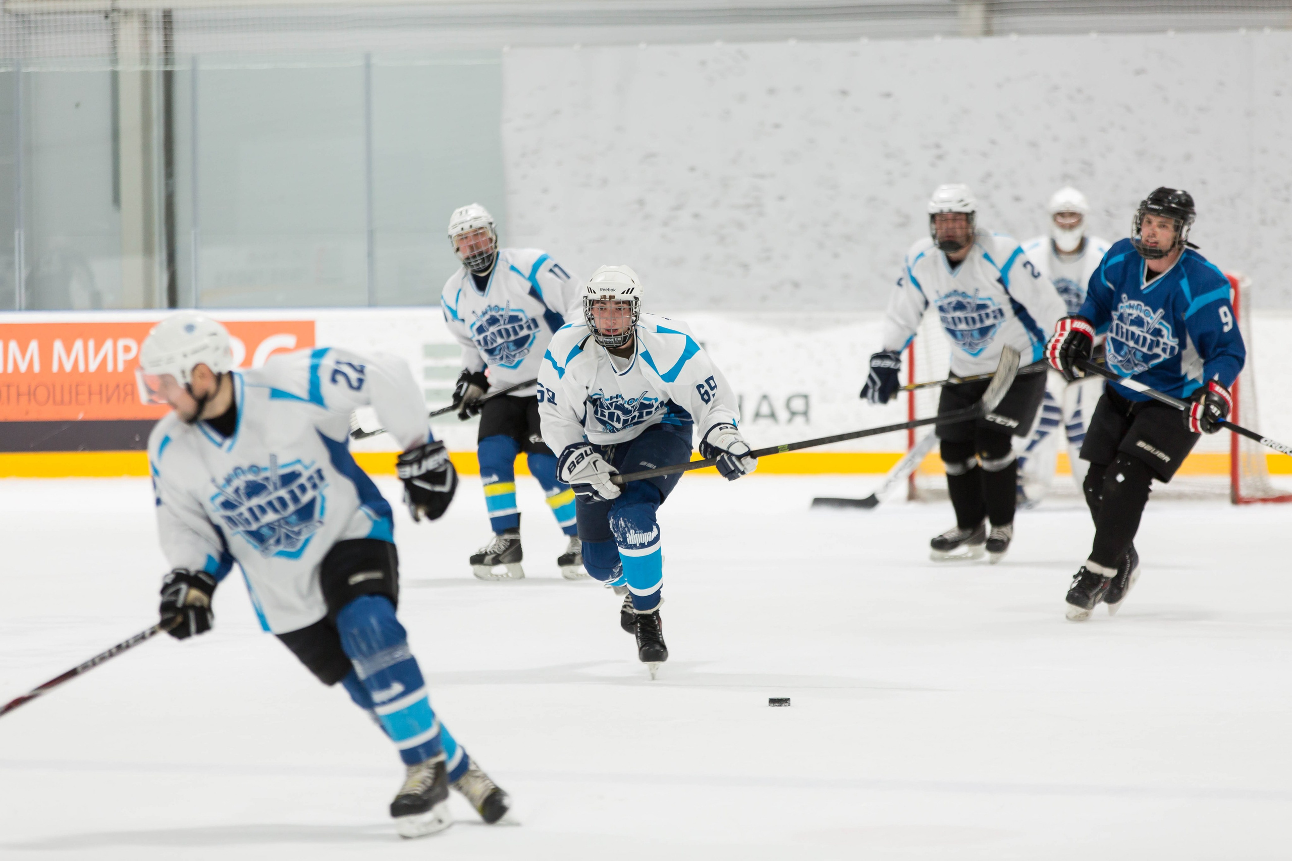 Хоккей для НПО «Аврора». Снимаю съемки