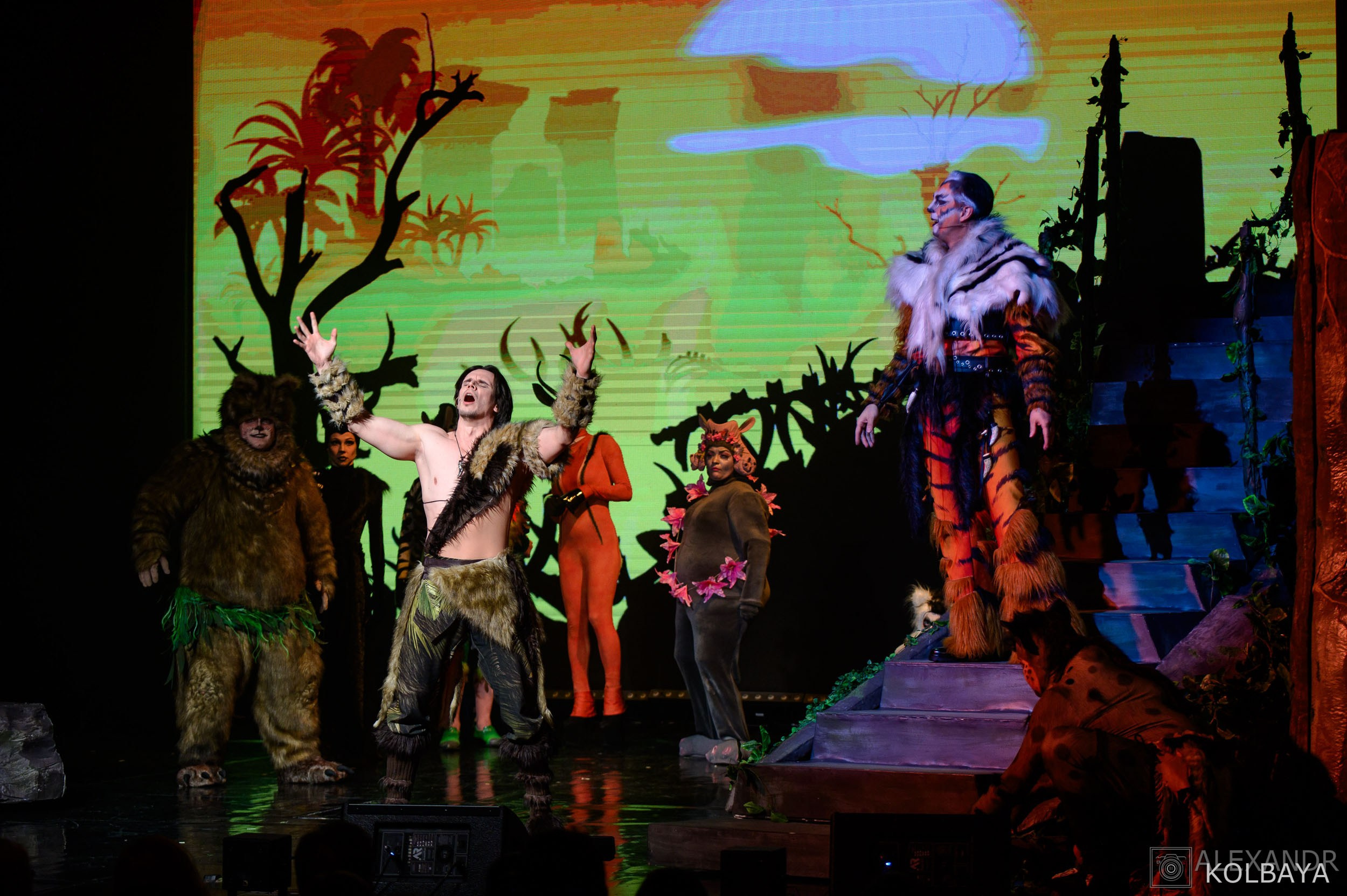 Мюзикл «Маугли». Концертный и театральный репортажный фотограф в Москве Александр Колбая