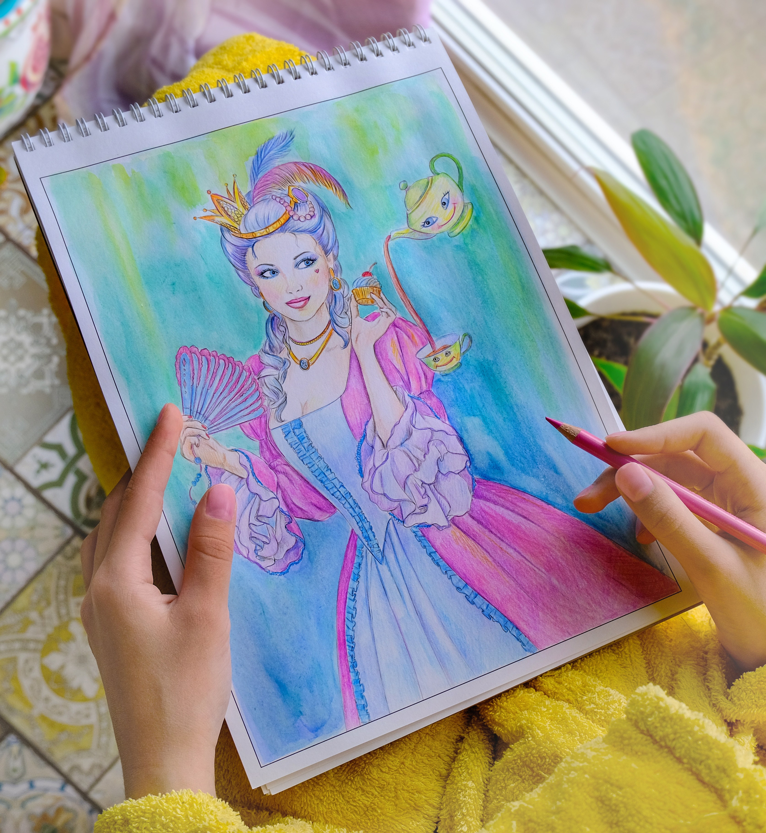 Авторская раскраска Маскарад. Раскраски Алёны Лазаревой