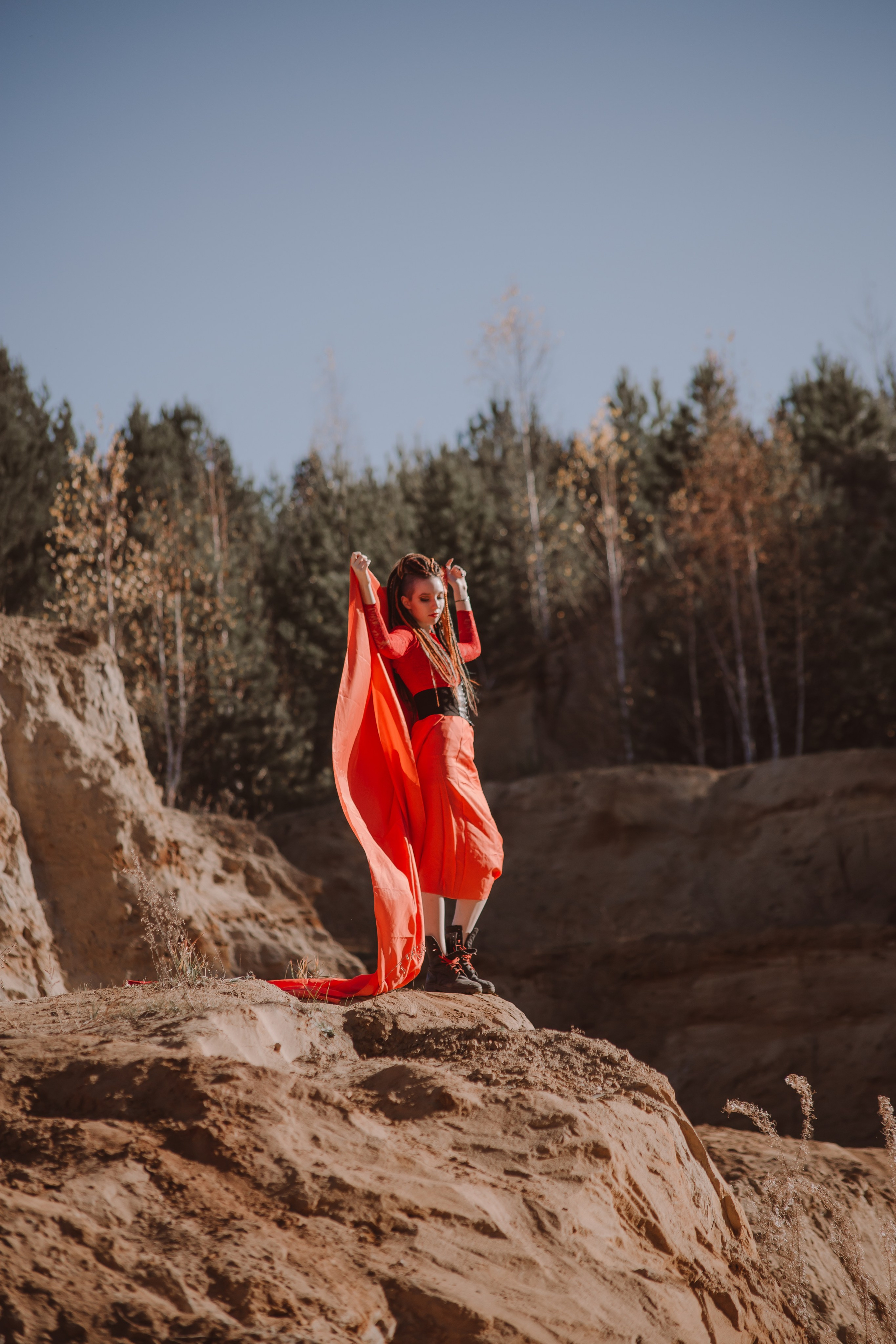 Марина. Песчаный карьер. Фотограф Регина Крикунова г. Красноярск