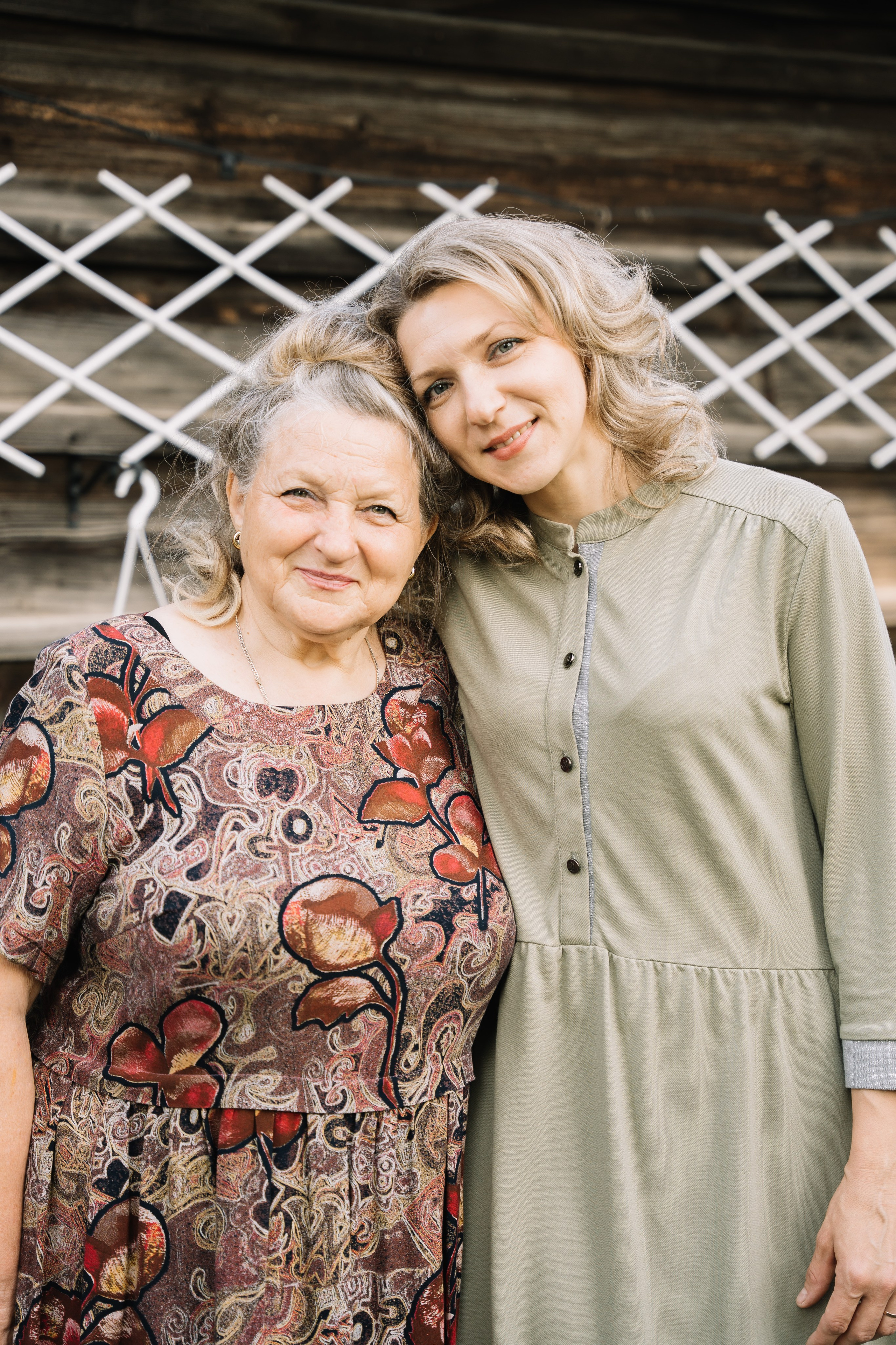 На даче по семейному