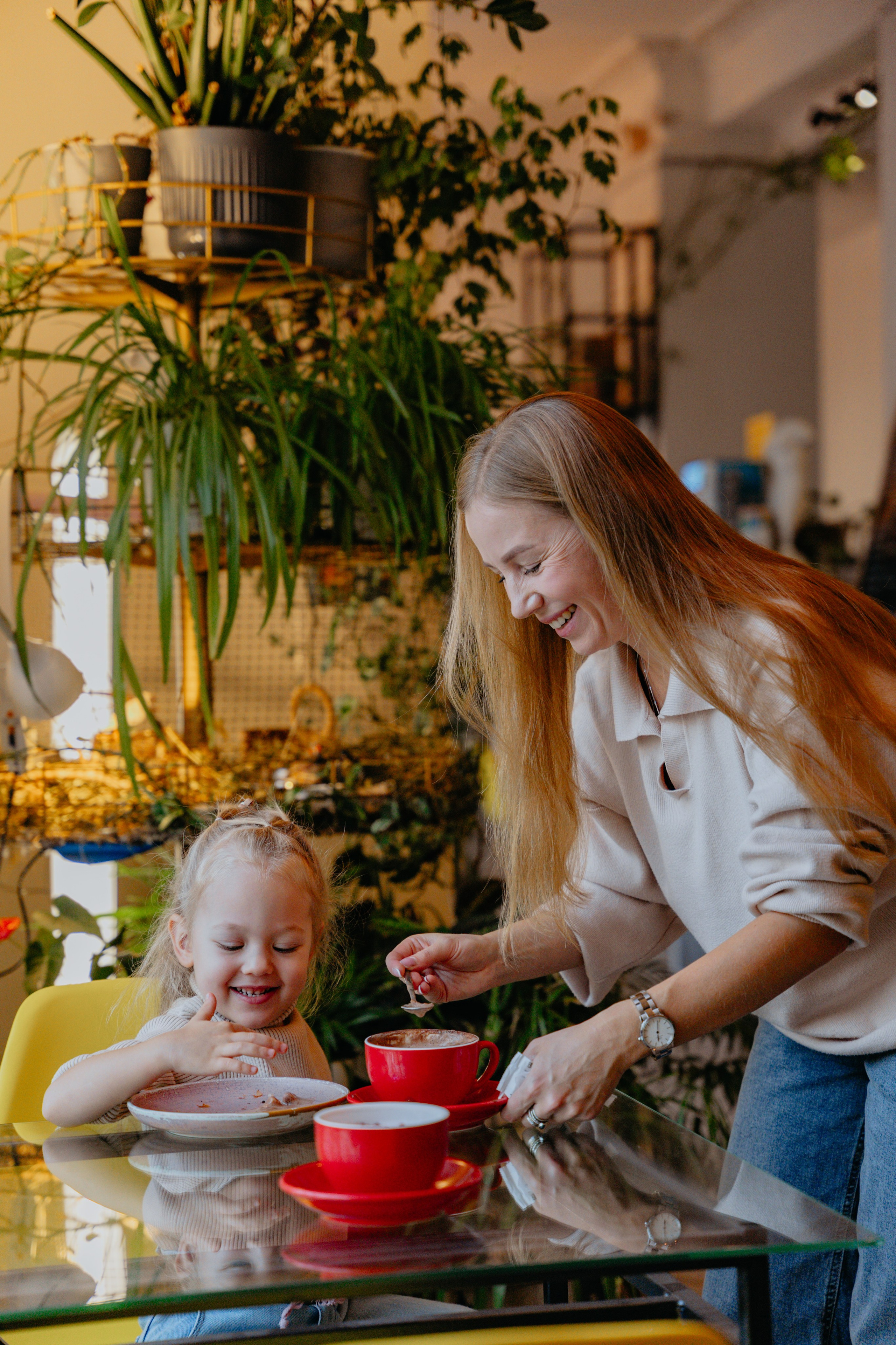 Мама и доча. Лайф съемка