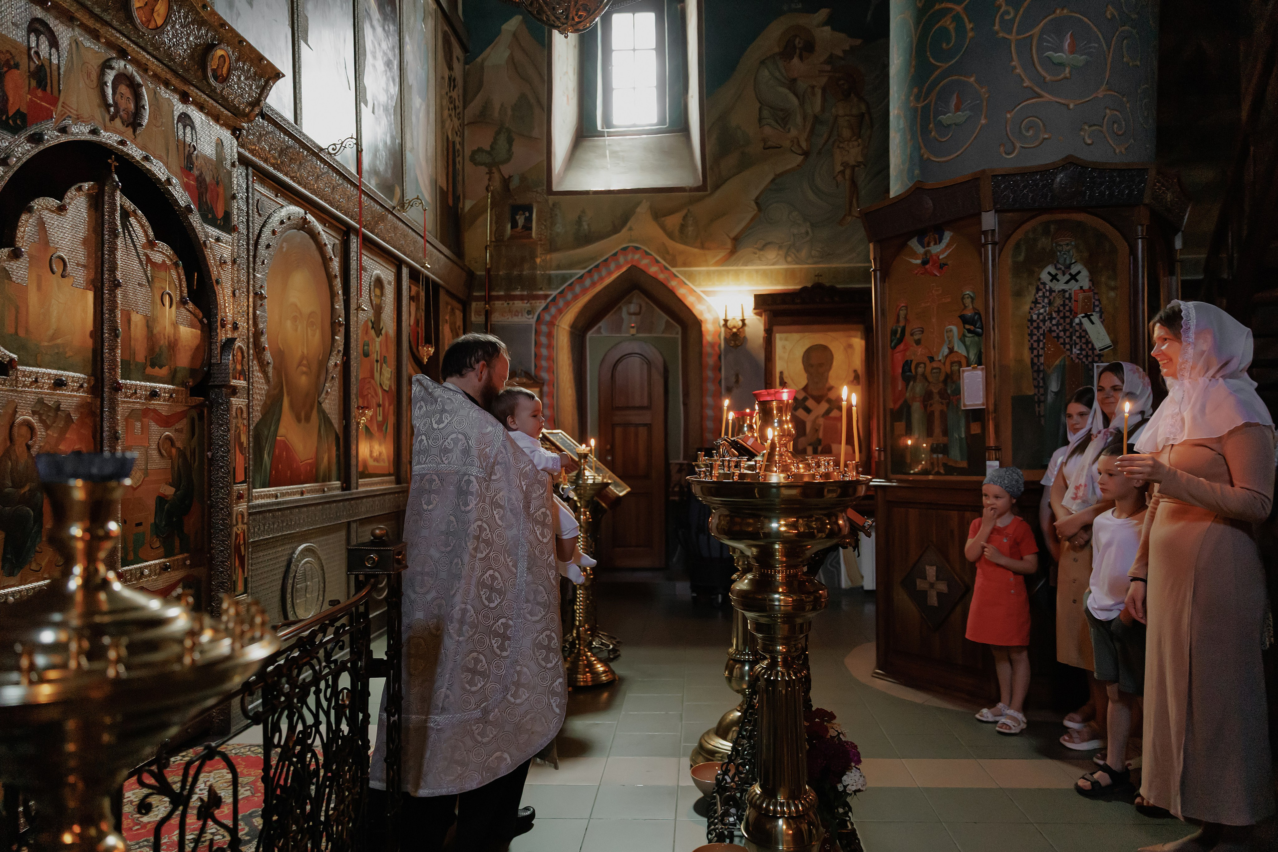 Крещение Егора в Церкви Василия на Горке. Свадебный фотограф в Пскове и Санкт-Петербурге | Анна Голикова