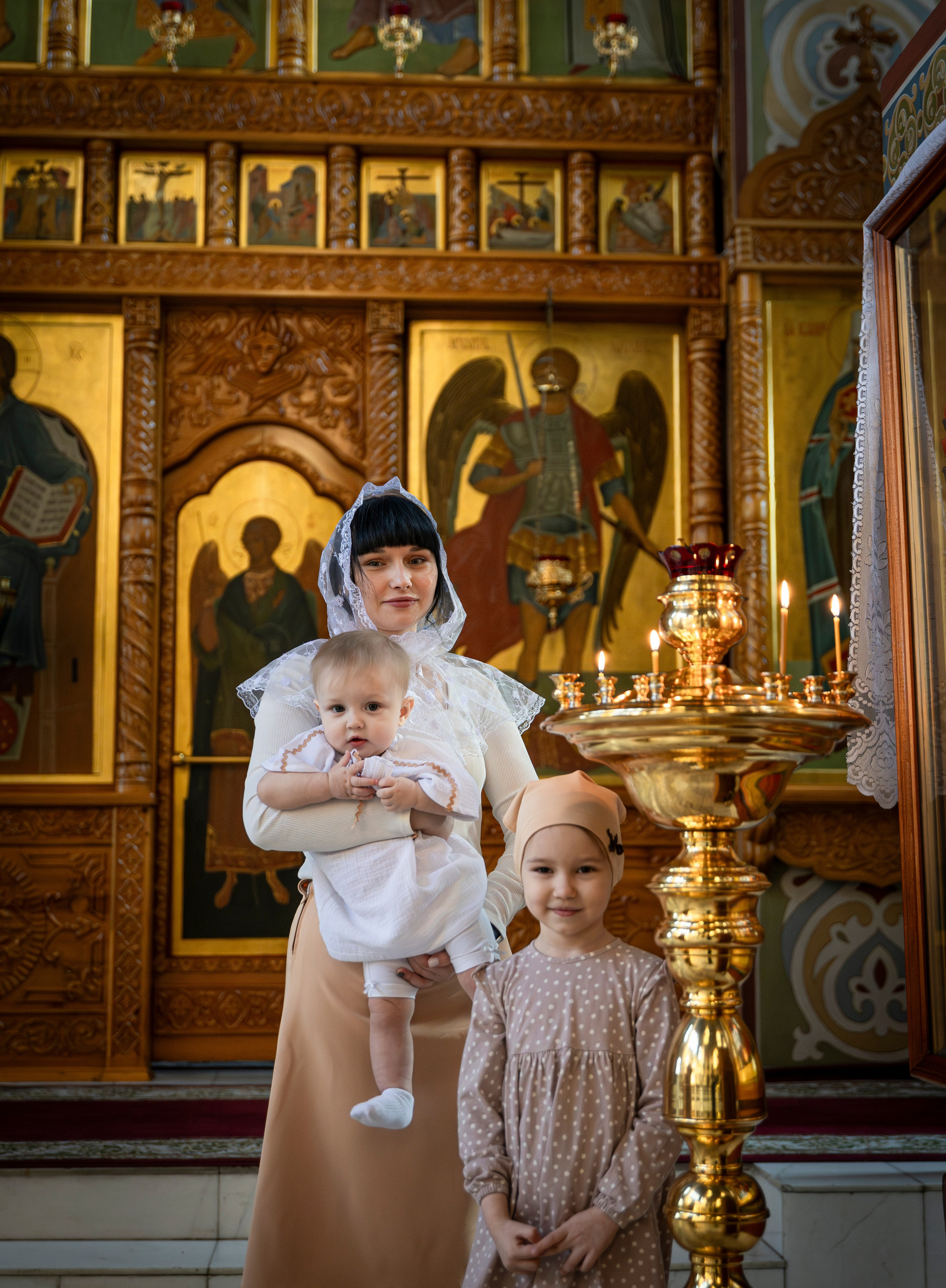 Крещение Алексея, Стефании и Александра. ТОП Фотограф на Крещение и Венчание Железногорск Алексей Мещеряков